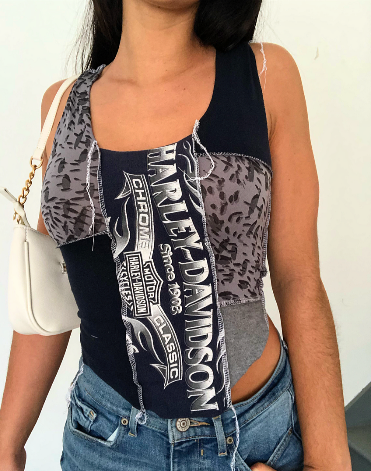 Harley Patchwork Tank