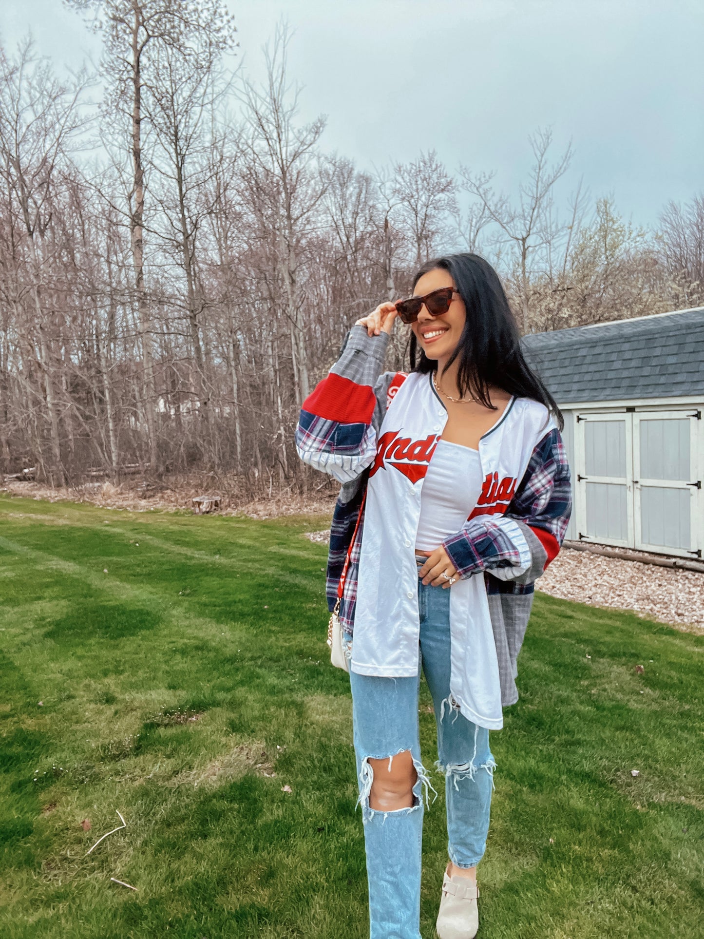 INDIANS PATCHWORK JERSEY X FLANNEL