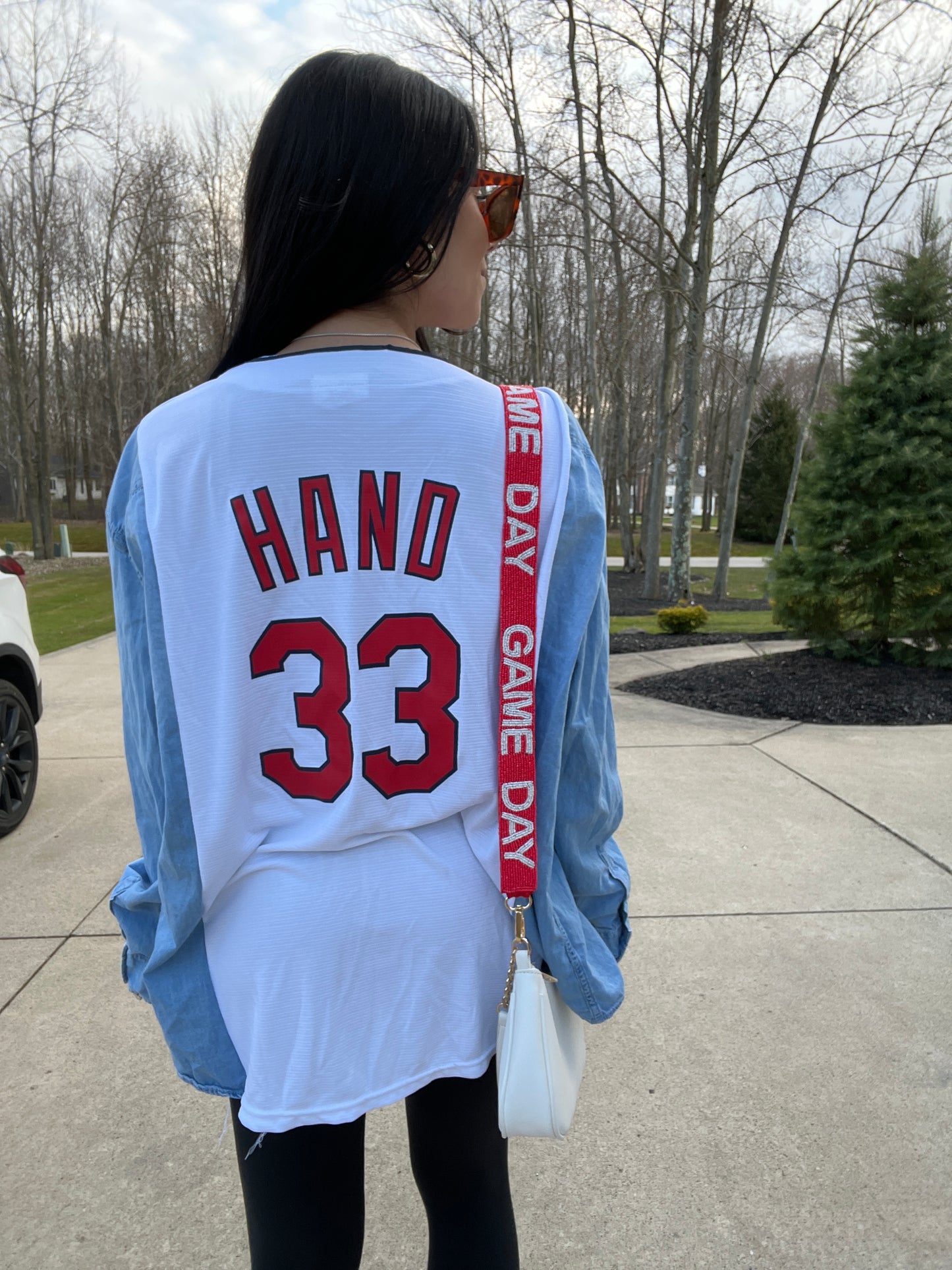 CLEVELAND BASEBALL HAND JERSEY X DENIM