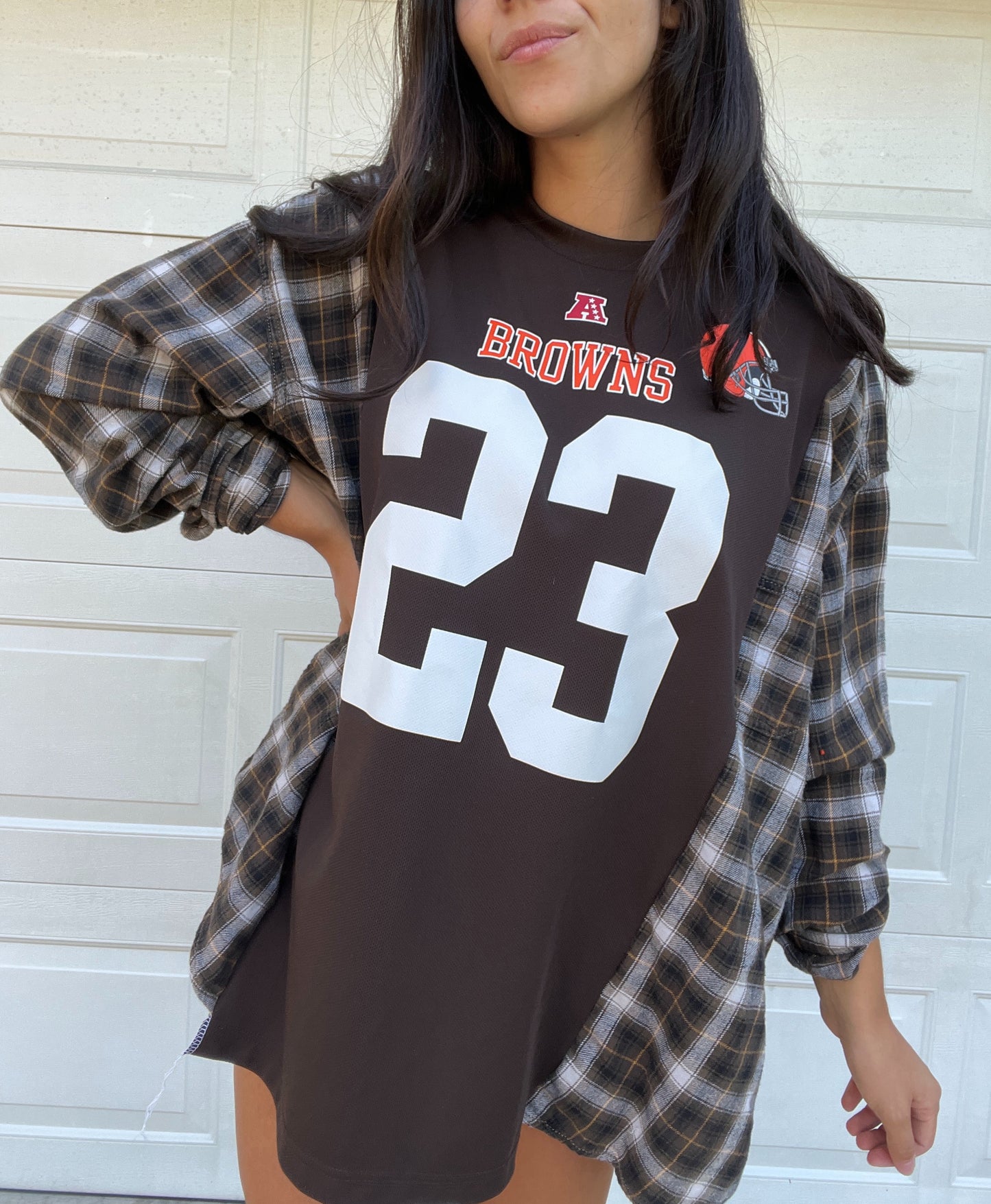 CLEVELAND FOOTBALL JERSEY X FLANNEL