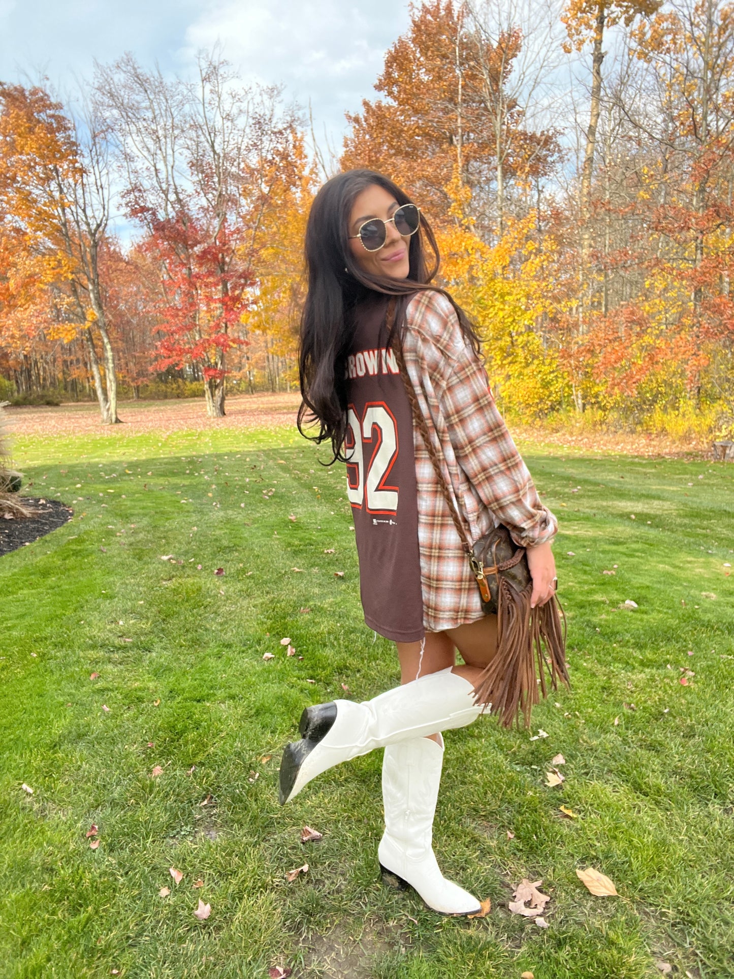 #92 BROWN JERSEY X FLANNEL