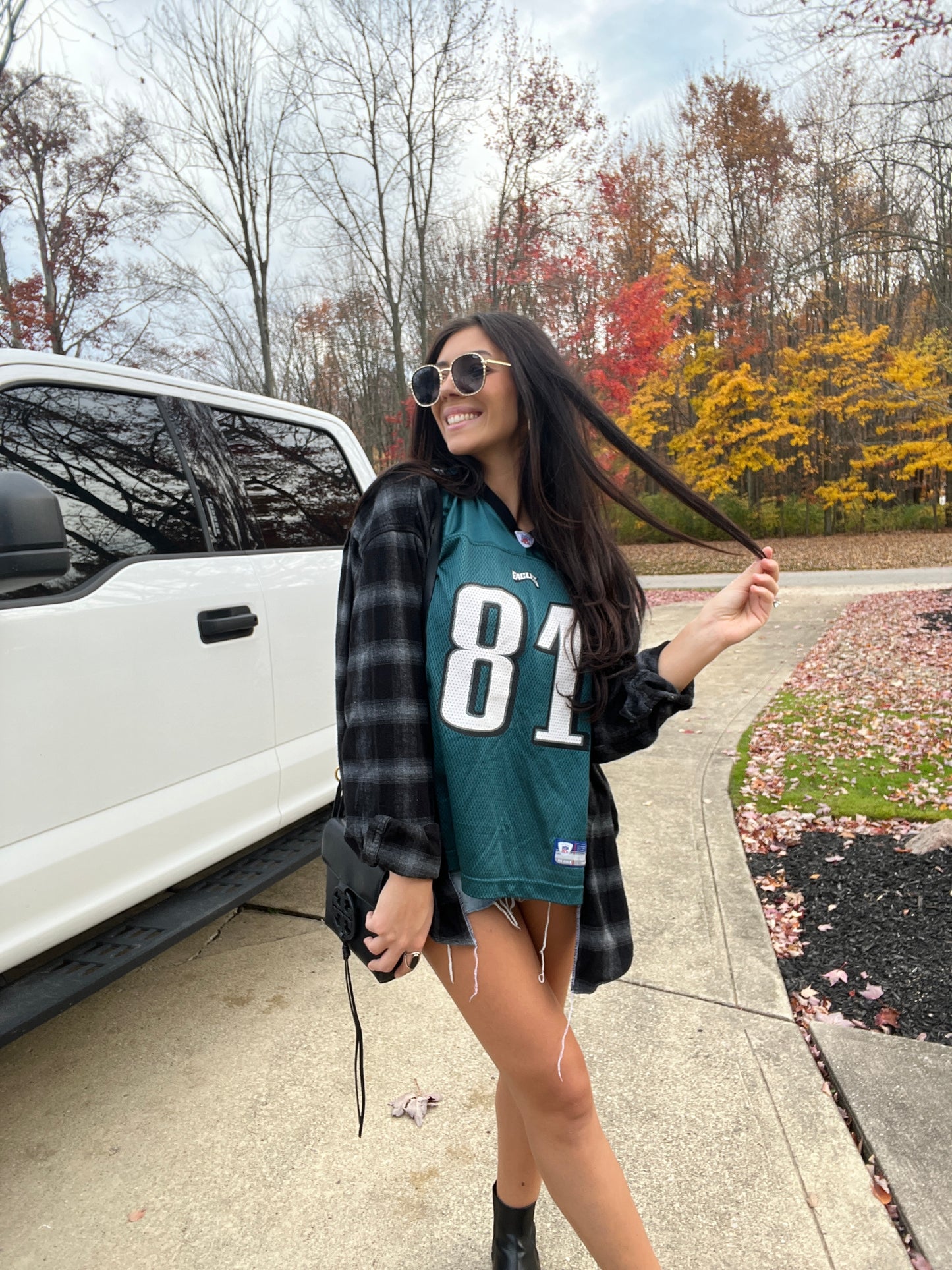 #81 OWENS EAGLES JERSEY X FLANNEL