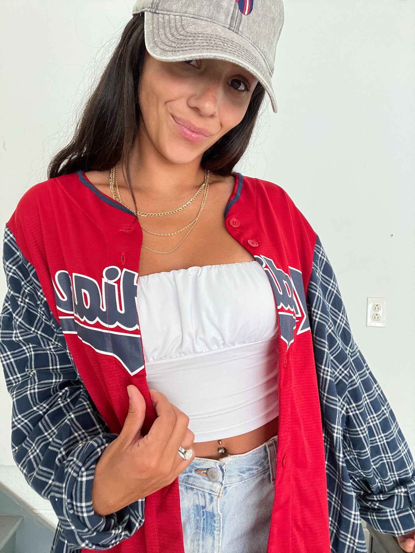 SANTANA RED JERSEY X FLANNEL