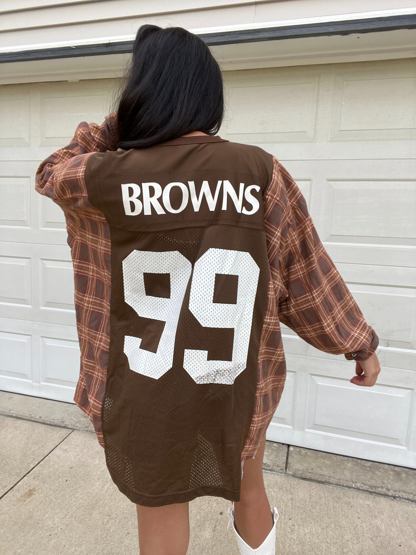 99 BROWNS JERSEY X FLANNEL