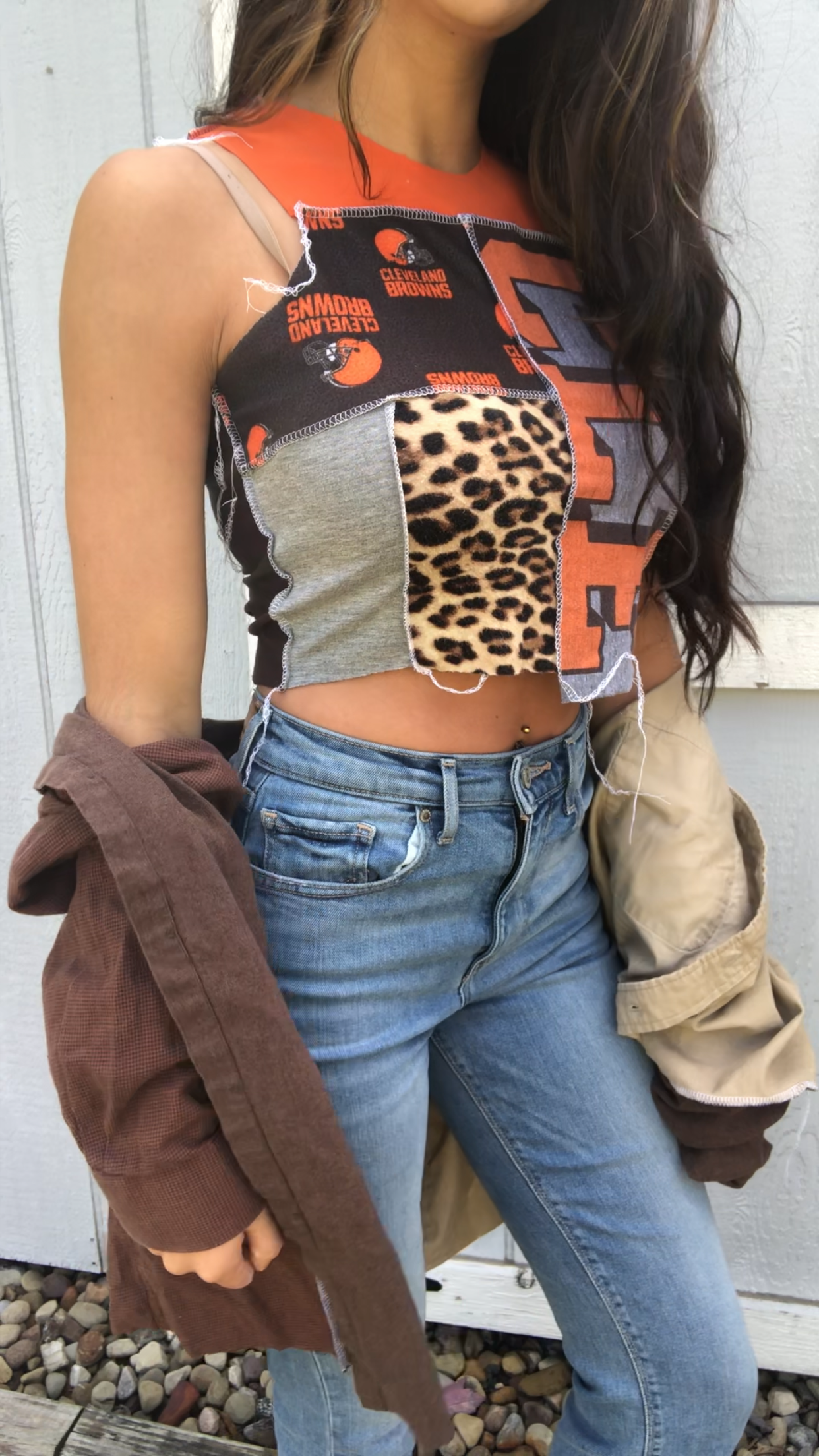 CHEETAH CLE PATCHWORK TANK