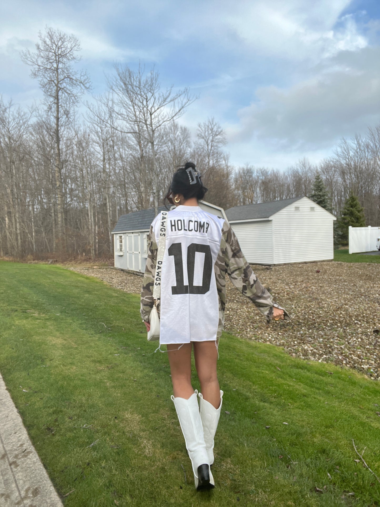 #10 HOLCOMB BROWNS JERSEY X CAMO