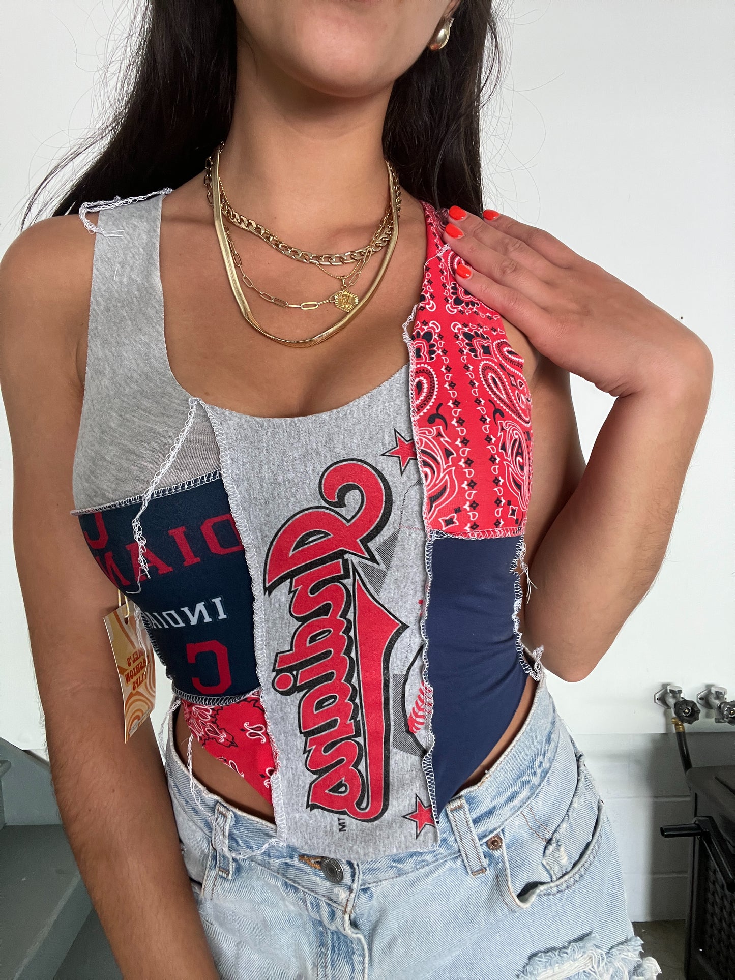 BANDANA NEW PATCHWORK TANK