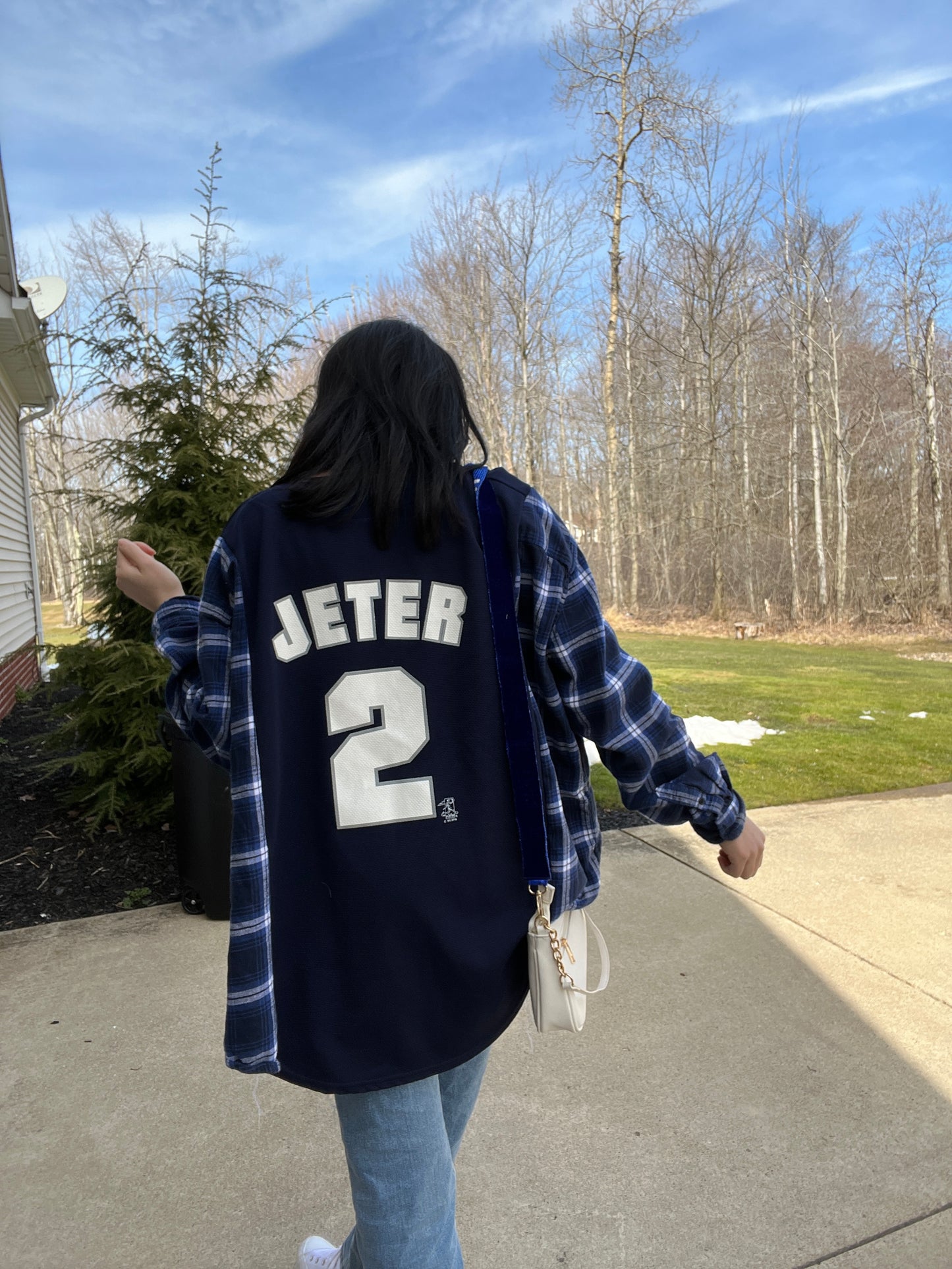 NY BASEBALL JERSEY X FLANNEL