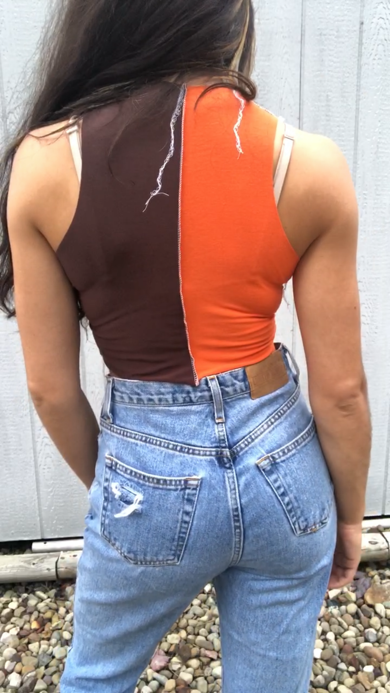 CLEVELAND BROWNS FLAME PATCHWORK TANK