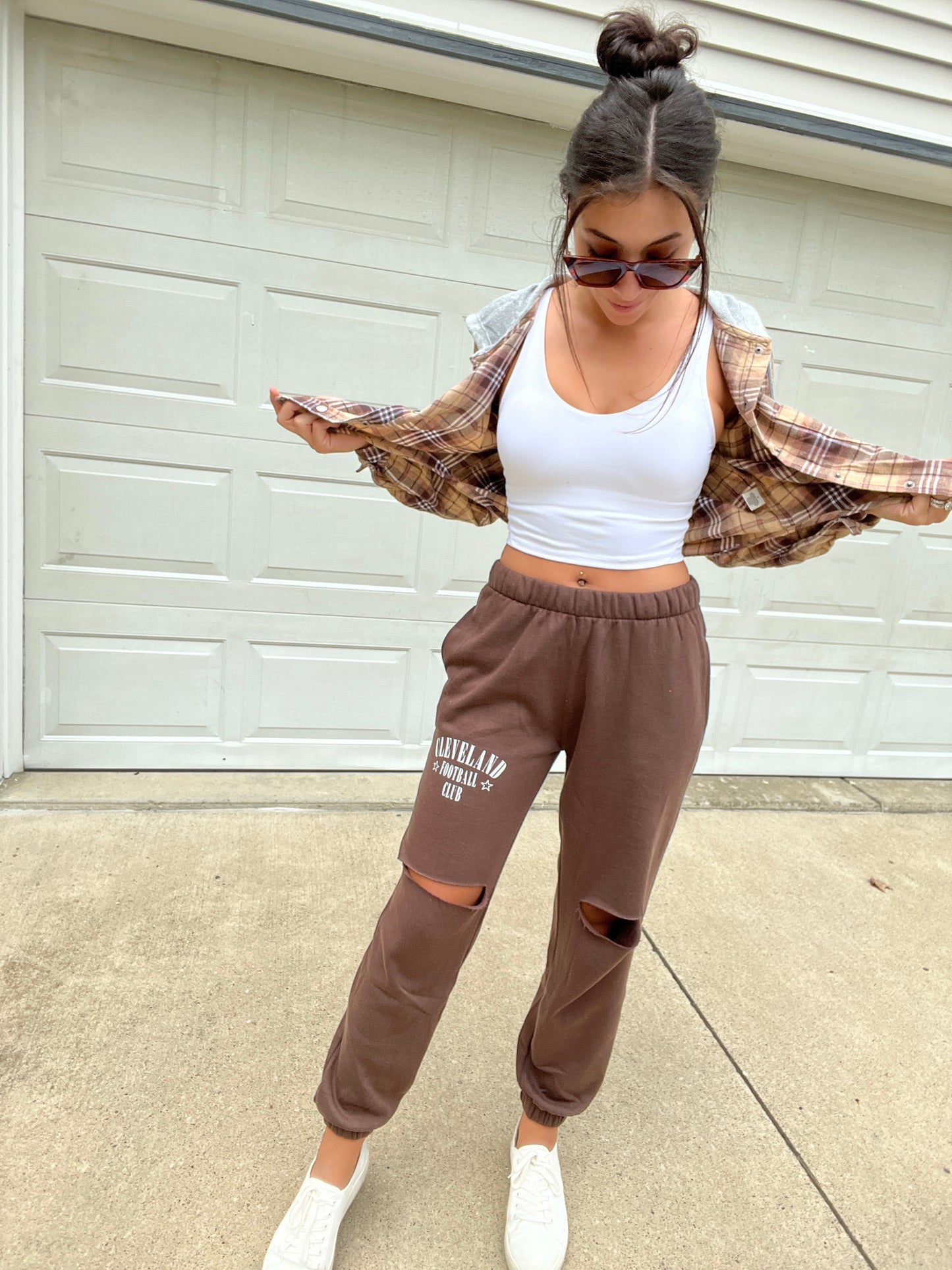CFC CHOCOLATE SWEATS W SLIT