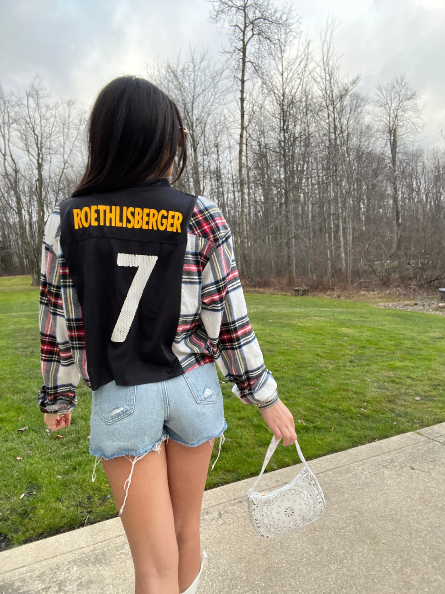 #7 ROETHLISBERGER STEELERS JERSEY X FLANNEL