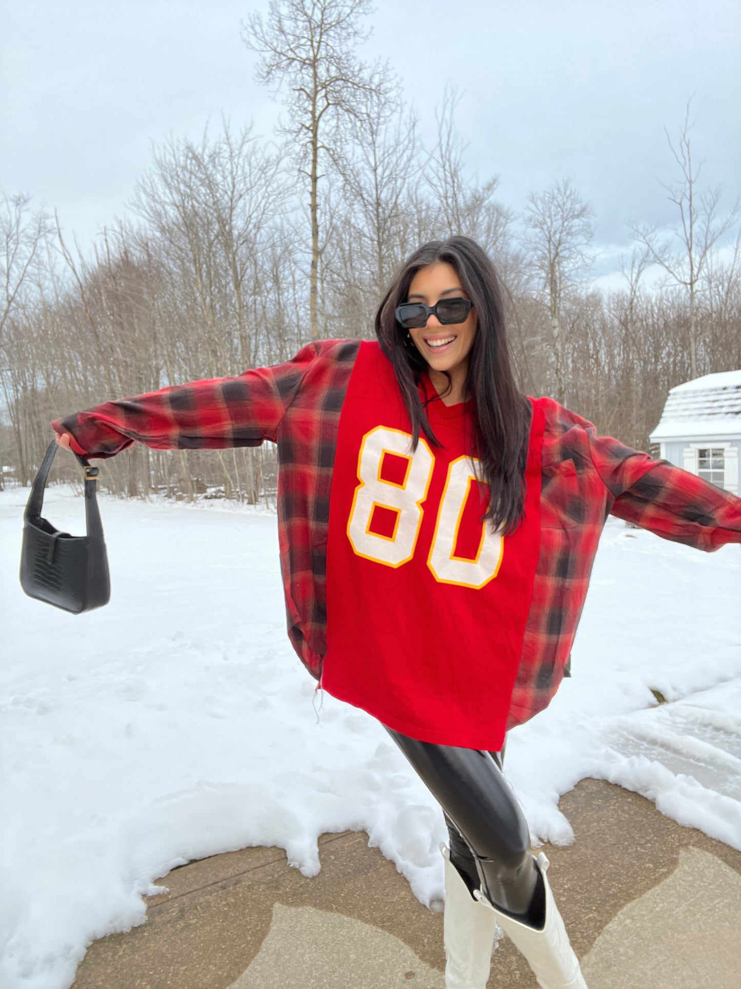 #80 DAWSON VINTAGE CHIEFS JERSEY X FLANNEL