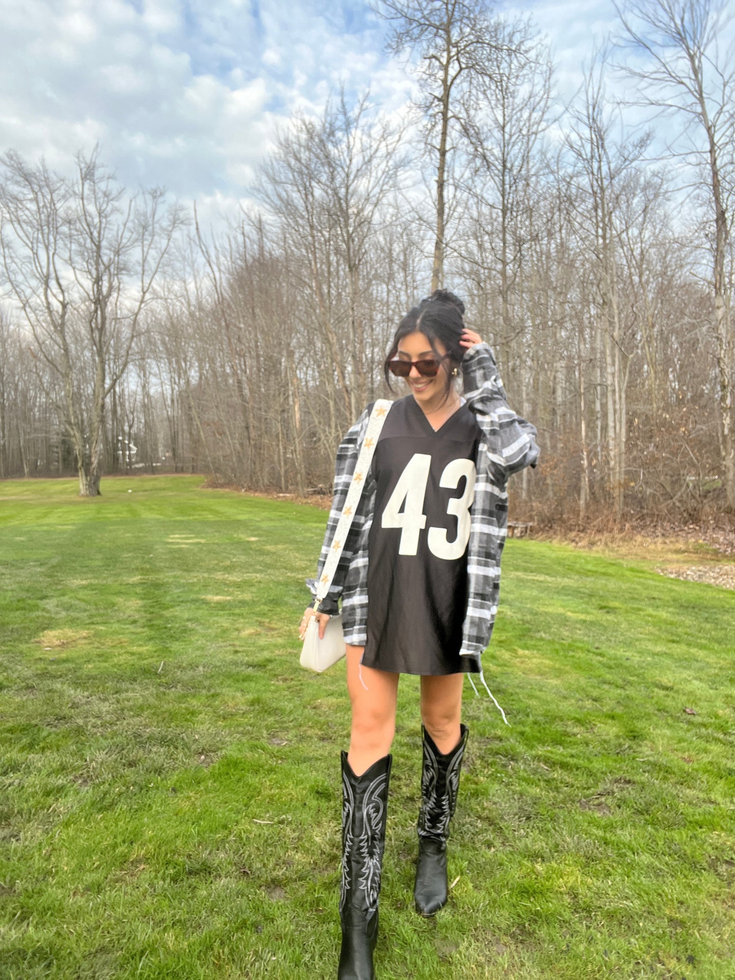 #43 POLAMALO STEELERS JERSEY X FLANNEL