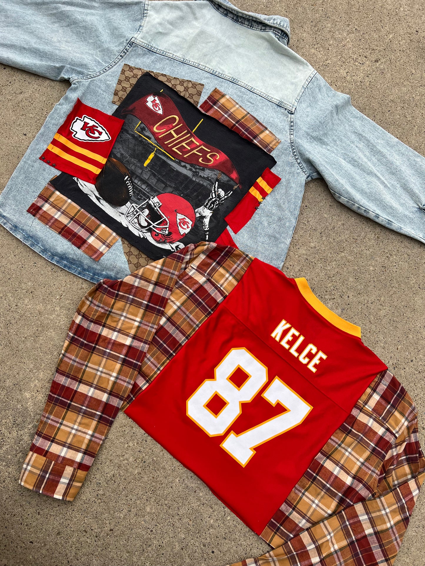 Travis Kelce Jersey Flannel