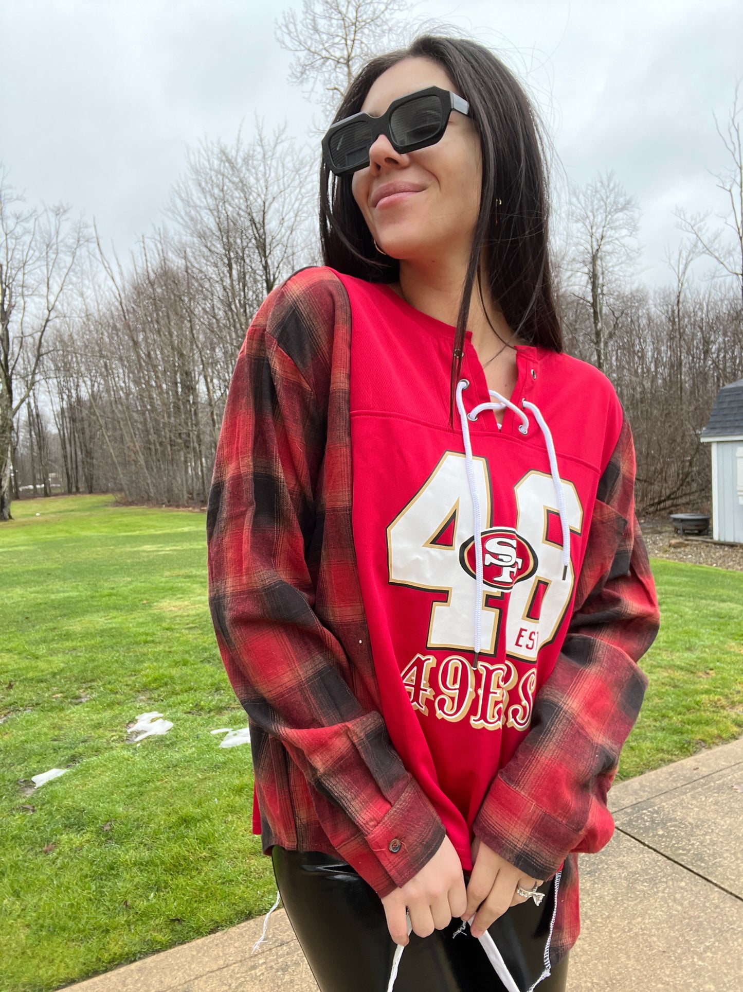 NO NAME 49ERS JERSEY X FLANNEL