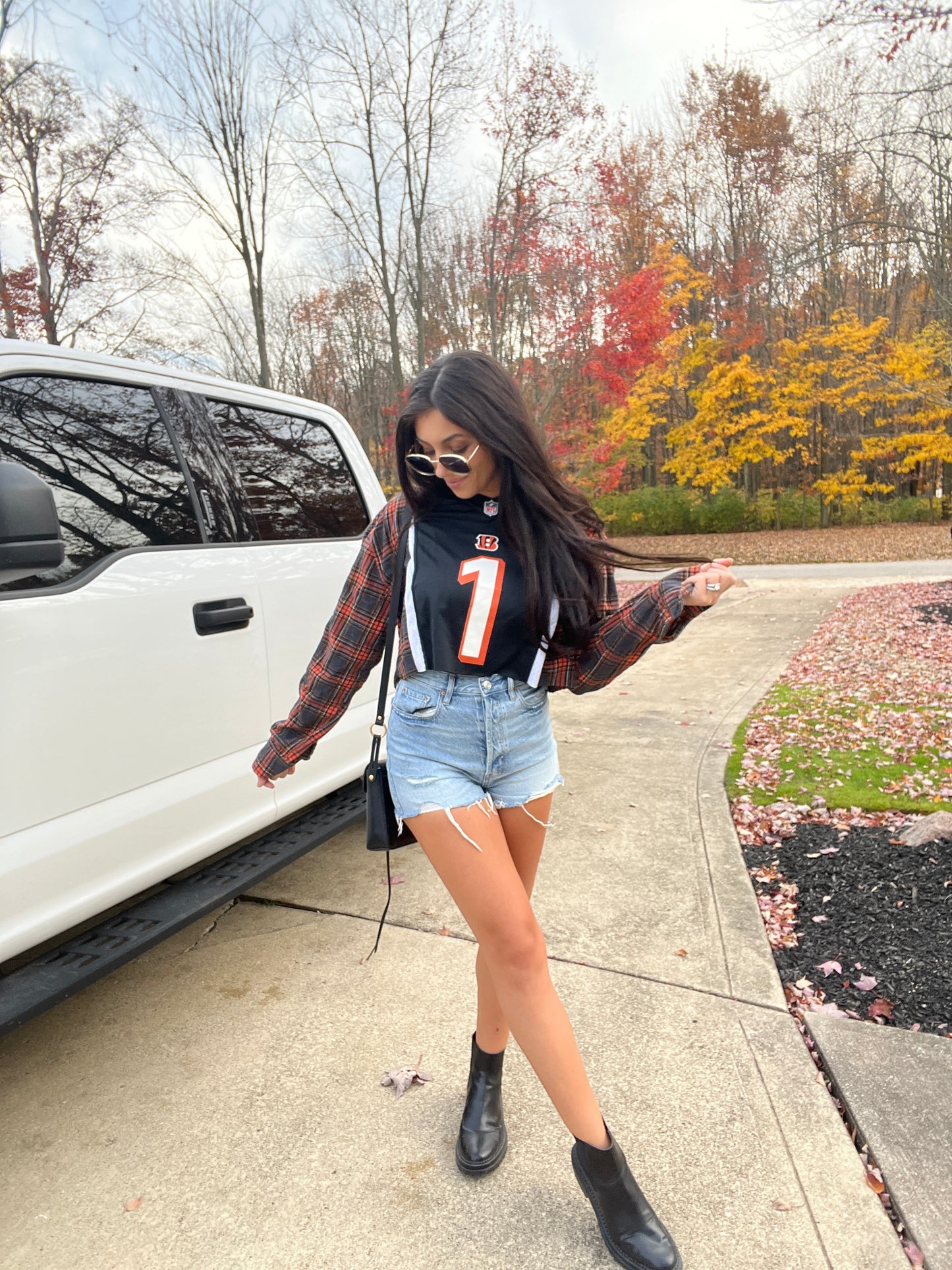 #1 CHASE BENGALS JERSEY X FLANNELS