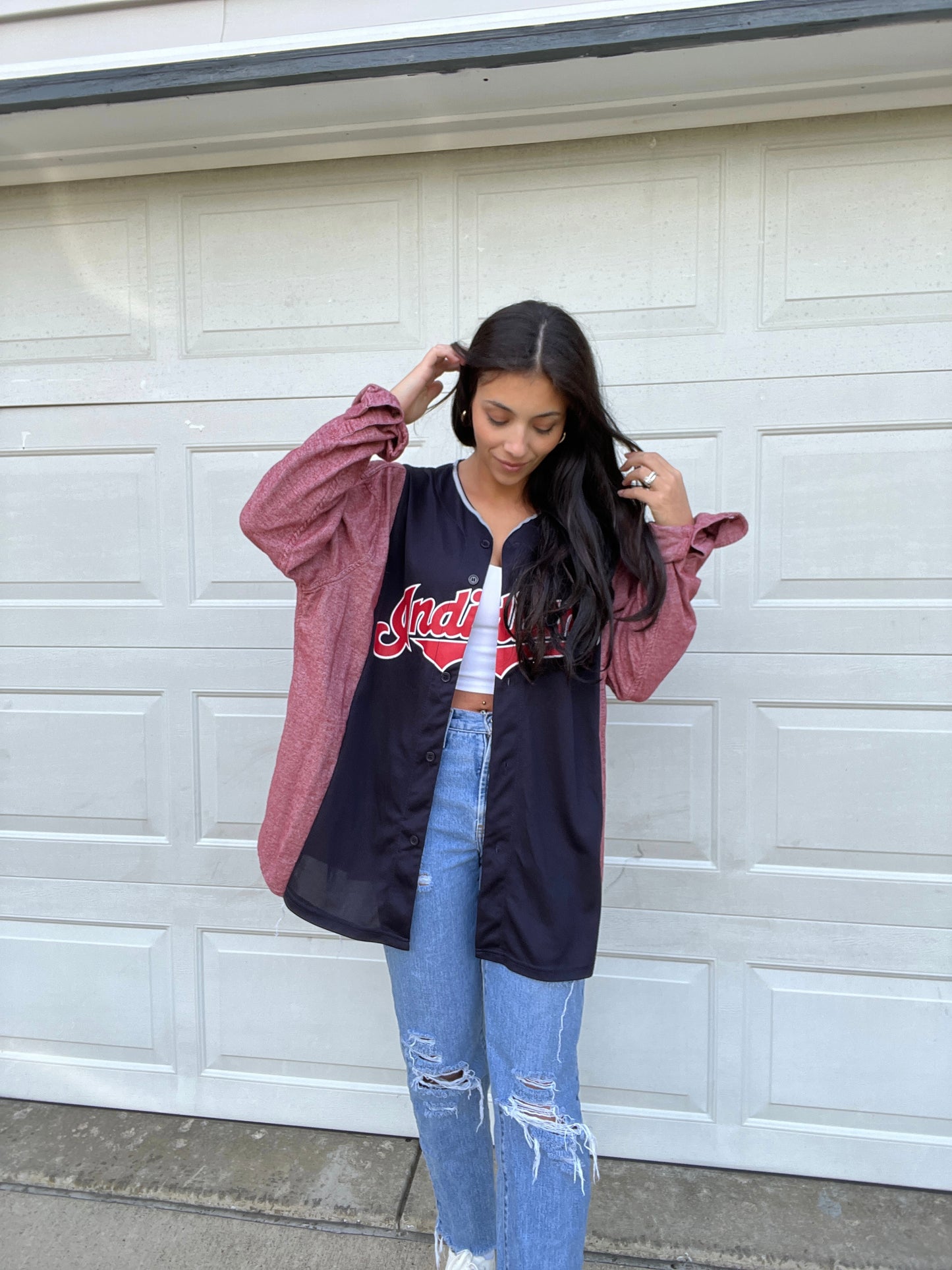 NAVY MILLER JERSEY X FLANNEL