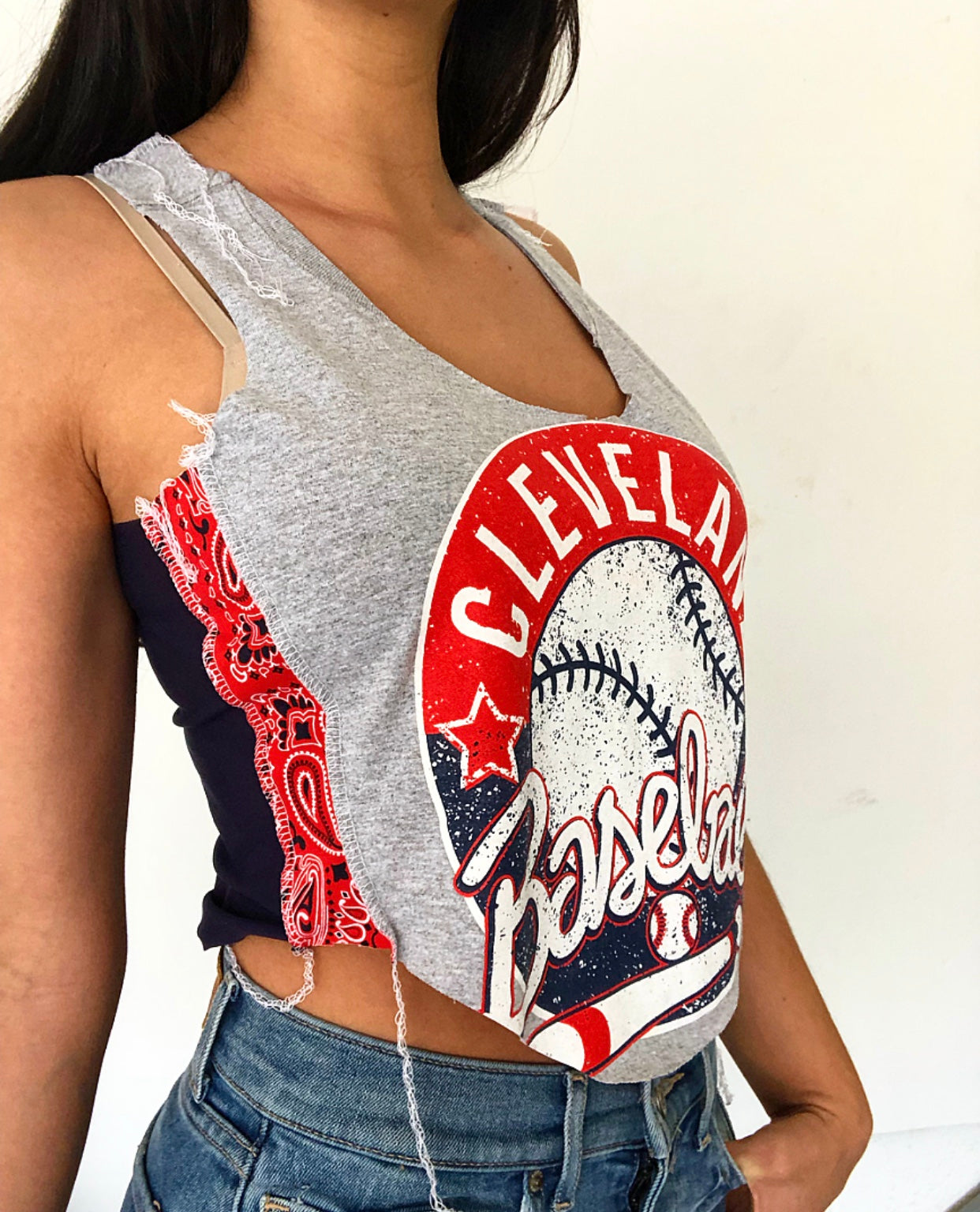 Cleveland Baseball Bandana Tank
