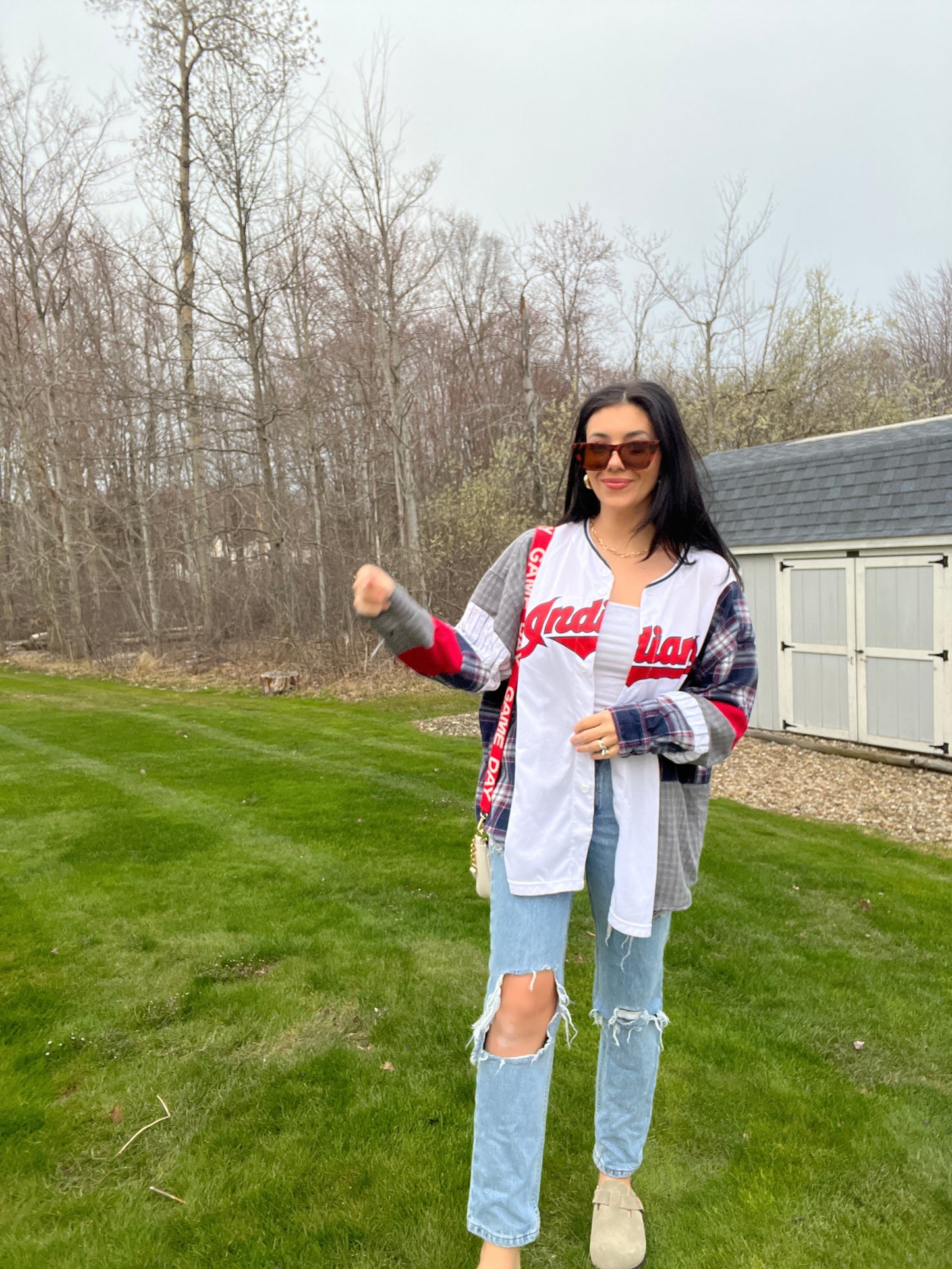 INDIANS PATCHWORK JERSEY X FLANNEL