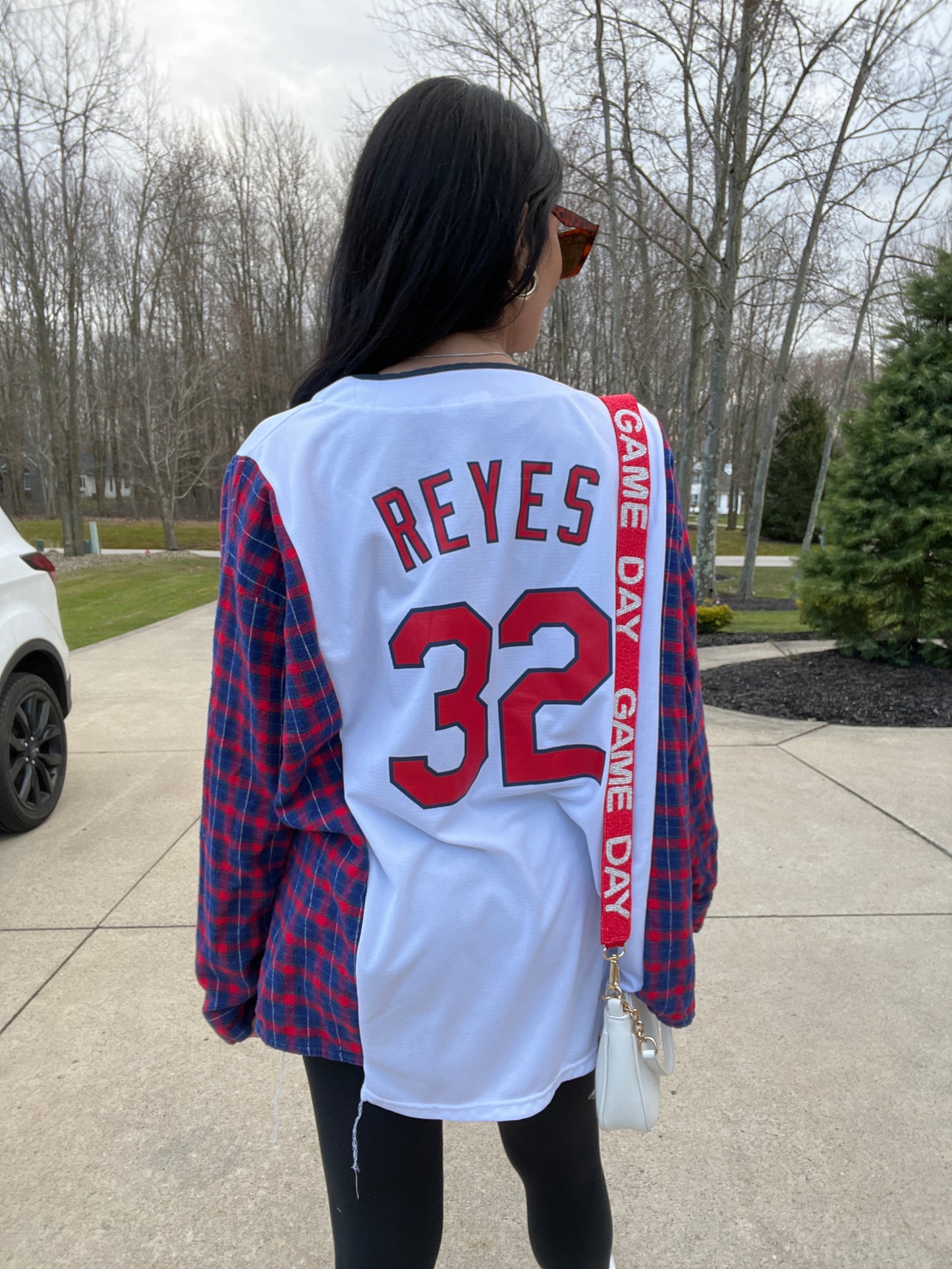 CLEVELAND BASEBALL REYES JERSEY X FLANNEL