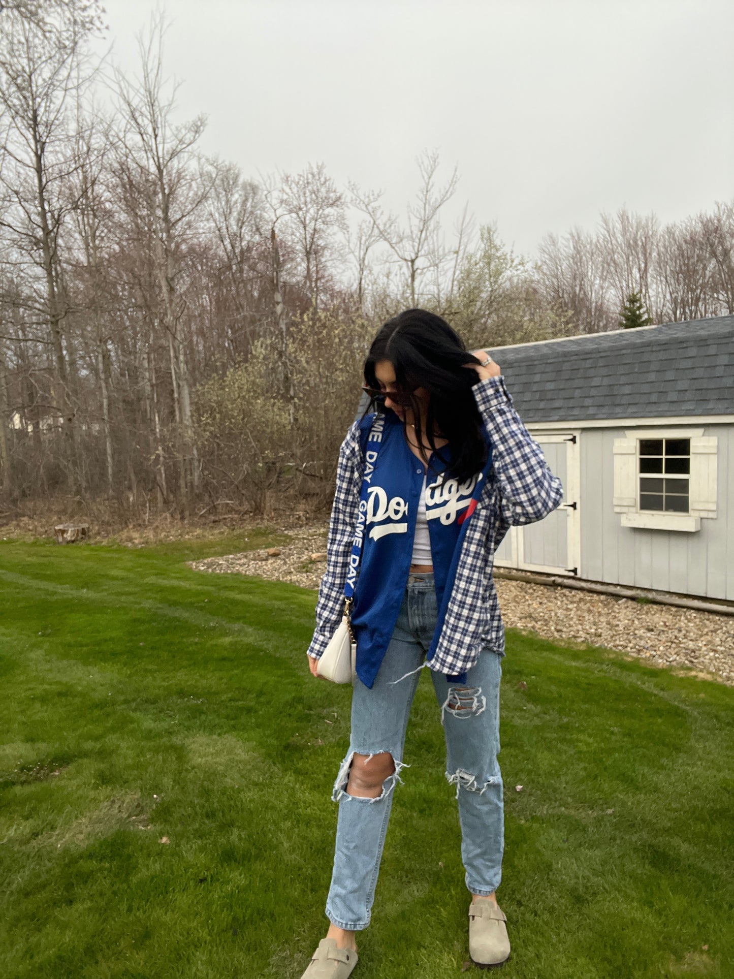 DODGERS JERSEY X FLANNEL