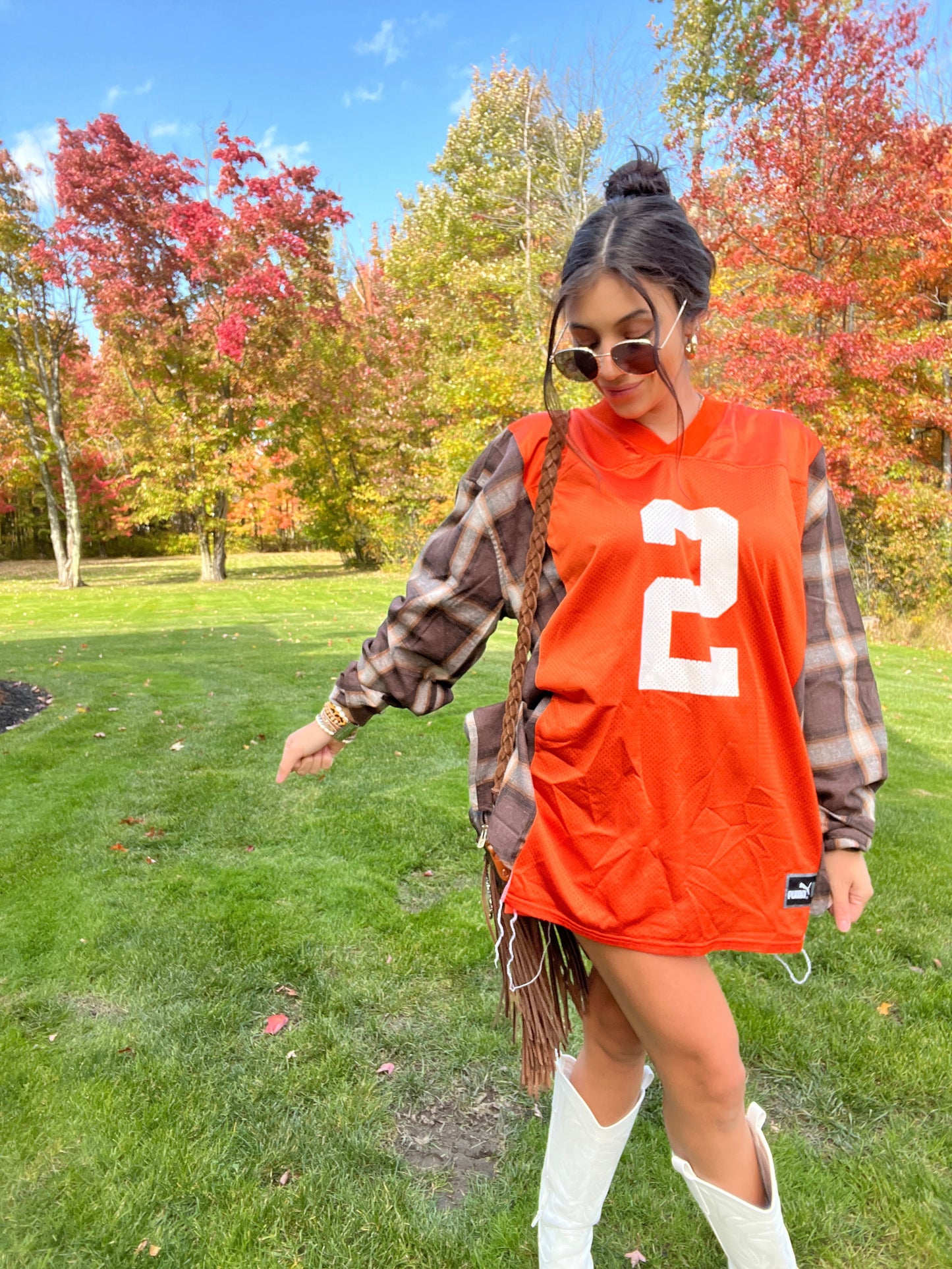 #2 COUCH BROWNS JERSEY X FLANNEL