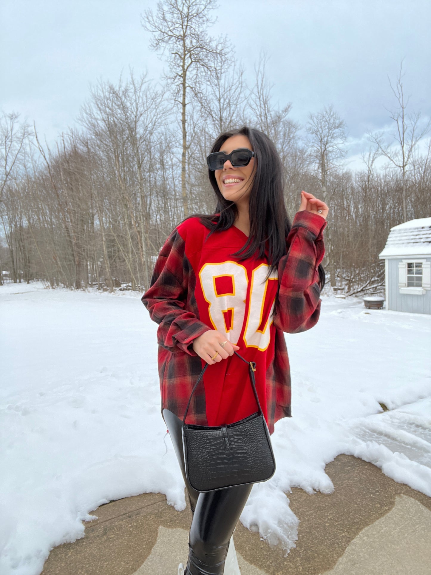 #80 DAWSON VINTAGE CHIEFS JERSEY X FLANNEL