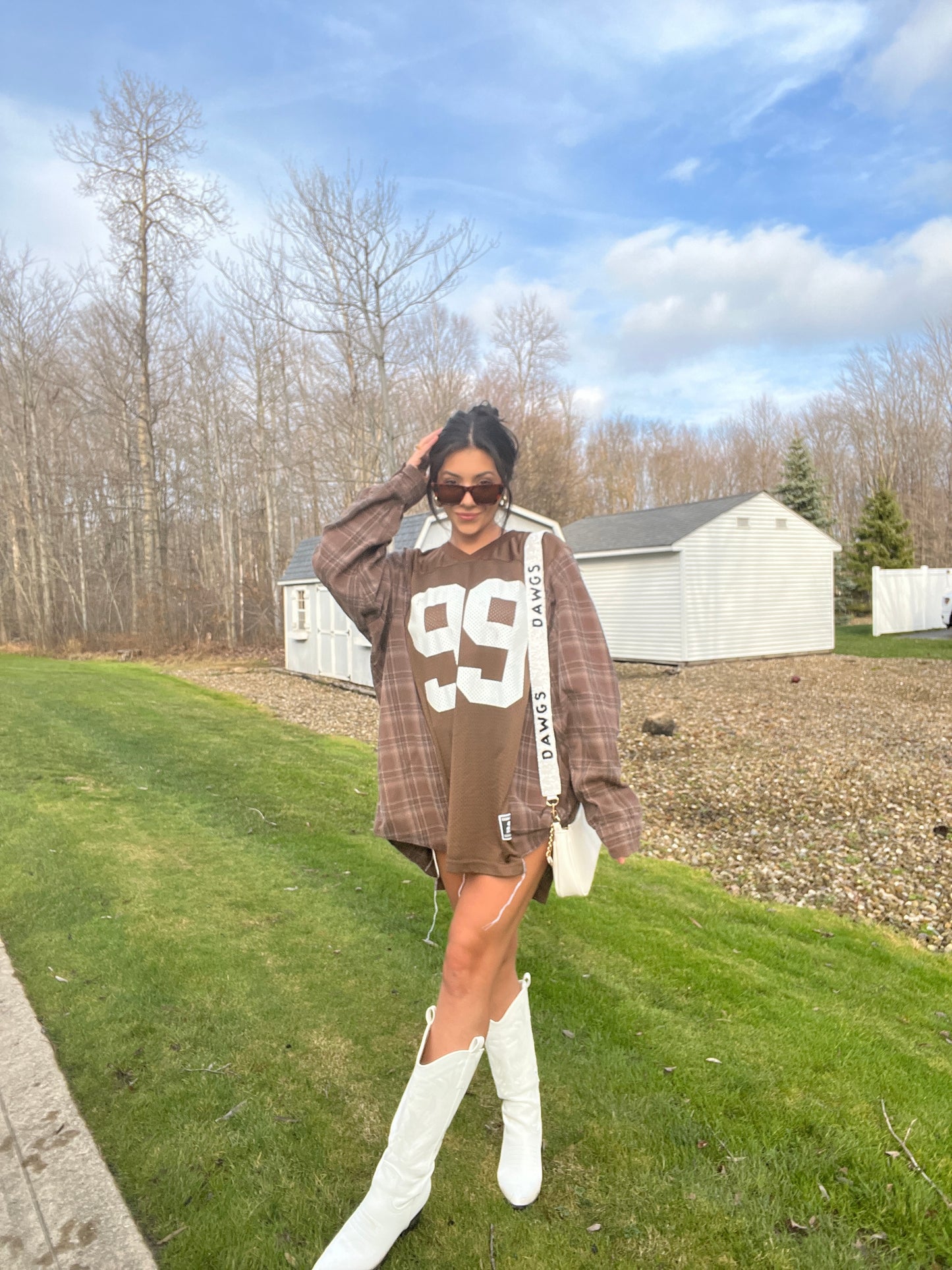 #99 BROWNS JERSEY X FLANNEL