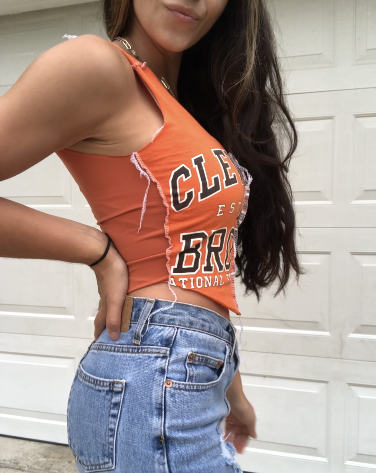 CLEVELAND BROWNS SPLIT TANK