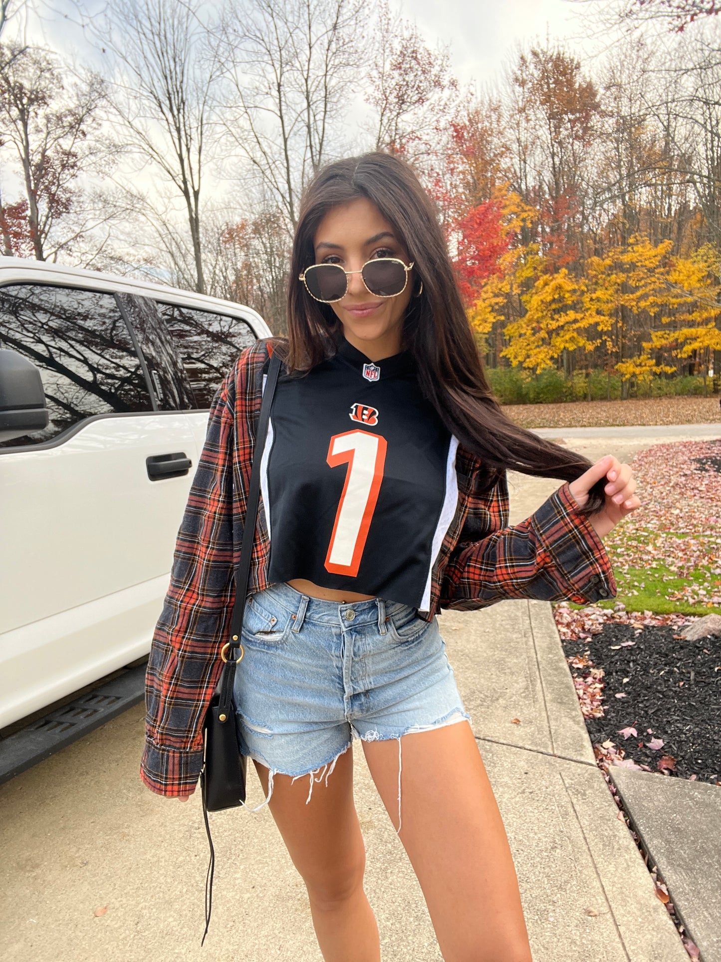 #1 CHASE BENGALS JERSEY X FLANNELS