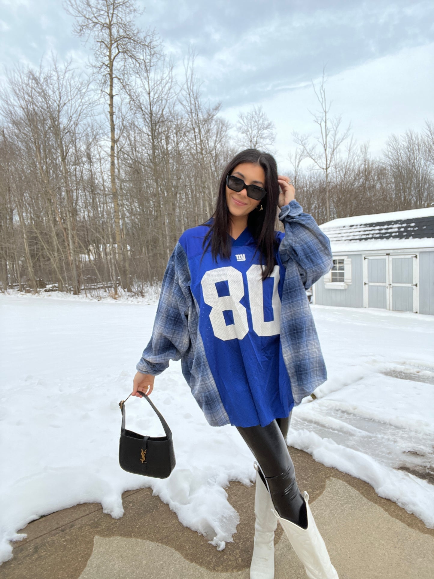 #80 SHOCKEY GIANTS JERSEY X FLANNEL