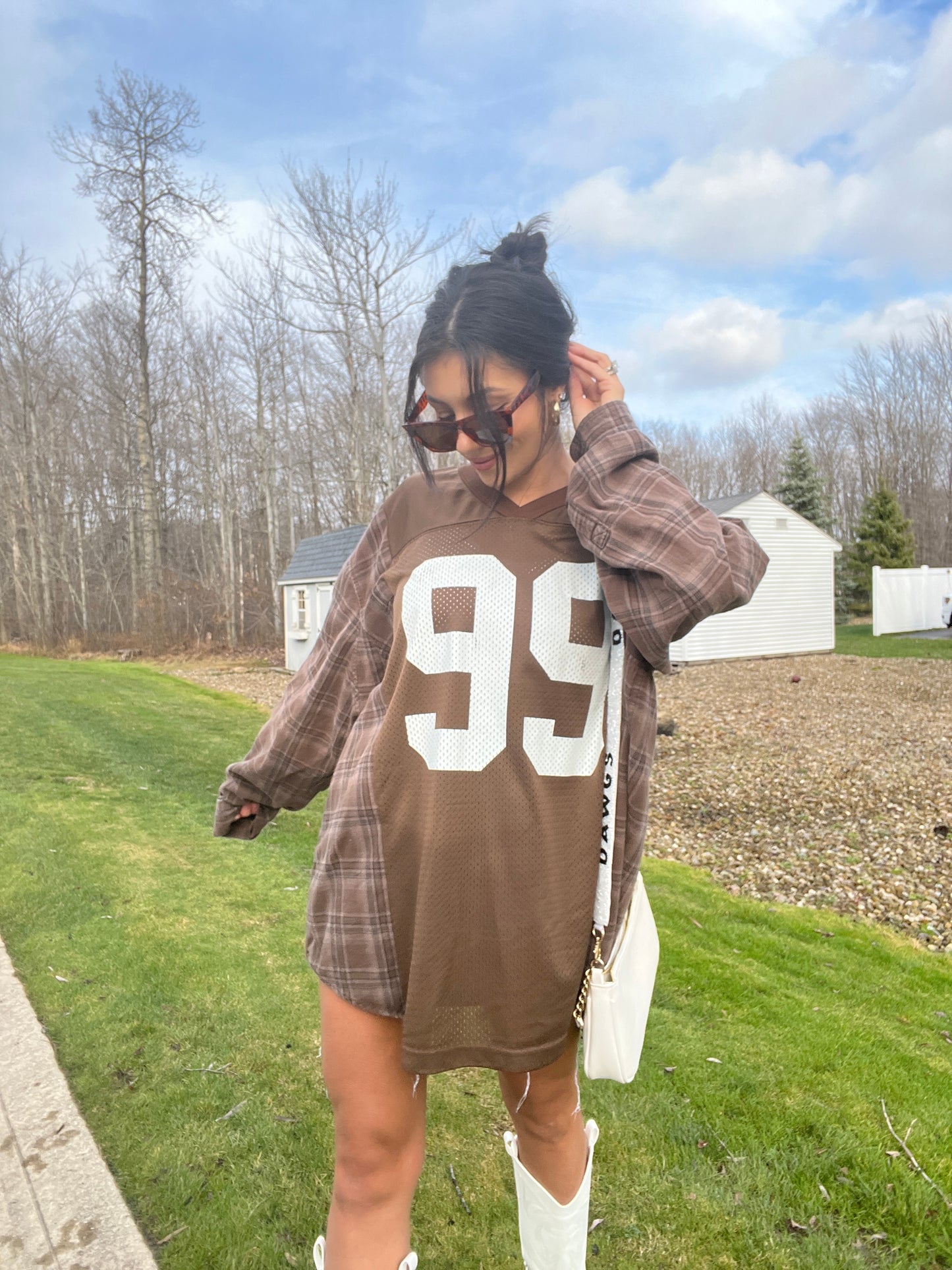 #99 BROWNS JERSEY X FLANNEL