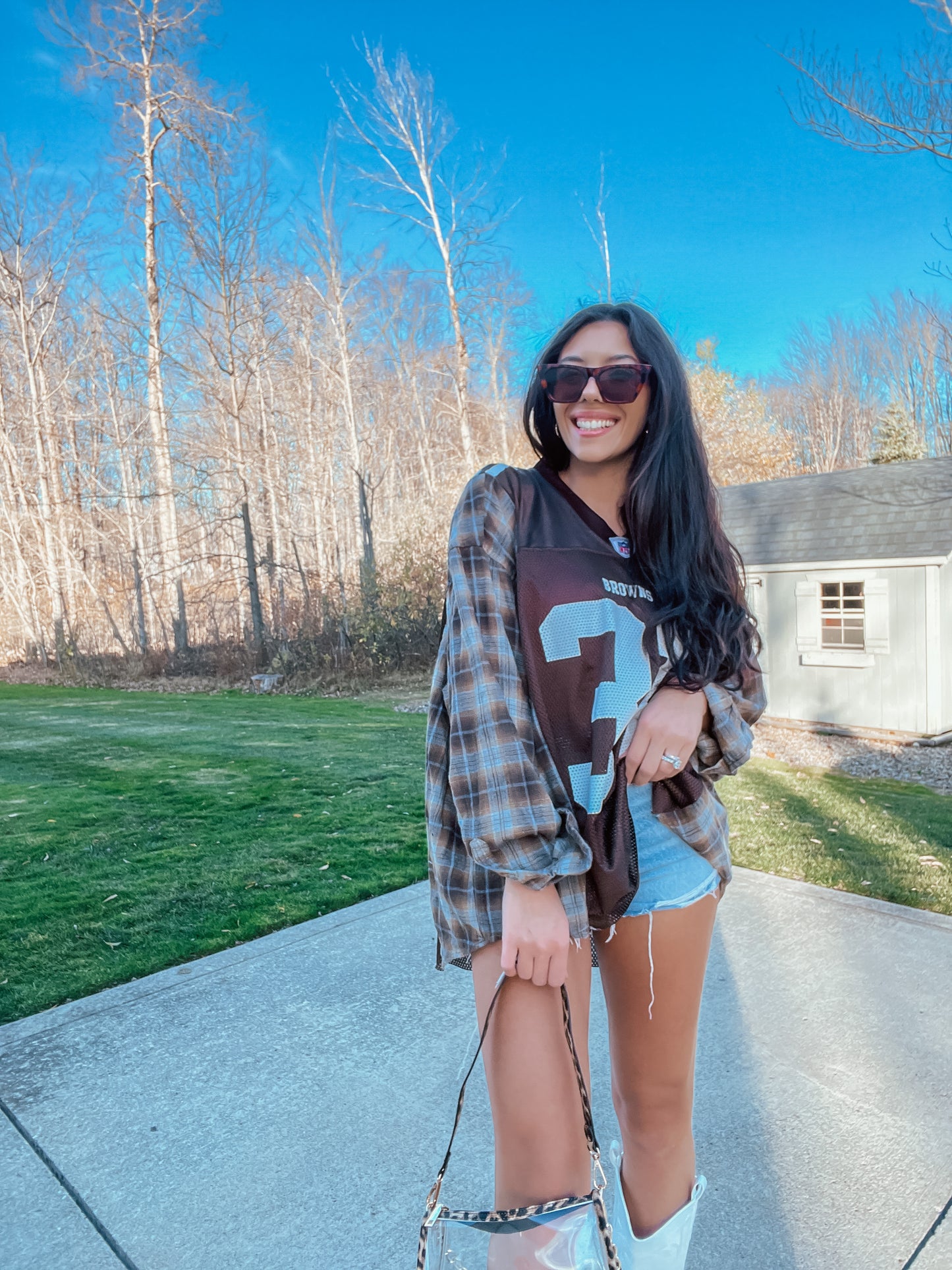 #31 GREEN BROWNS JERSEY X FLANNEL