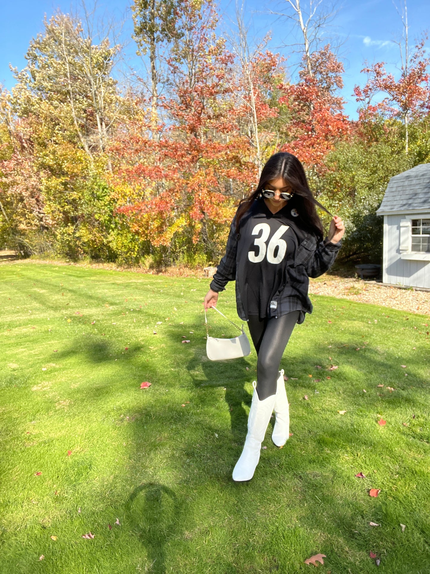 #36 BETTIS STEELERS JERSEY X FLANNEL
