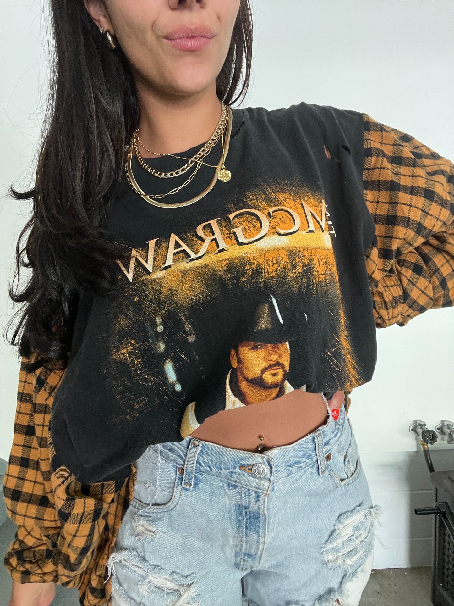 TIM MCGRAW FLANNEL TEE