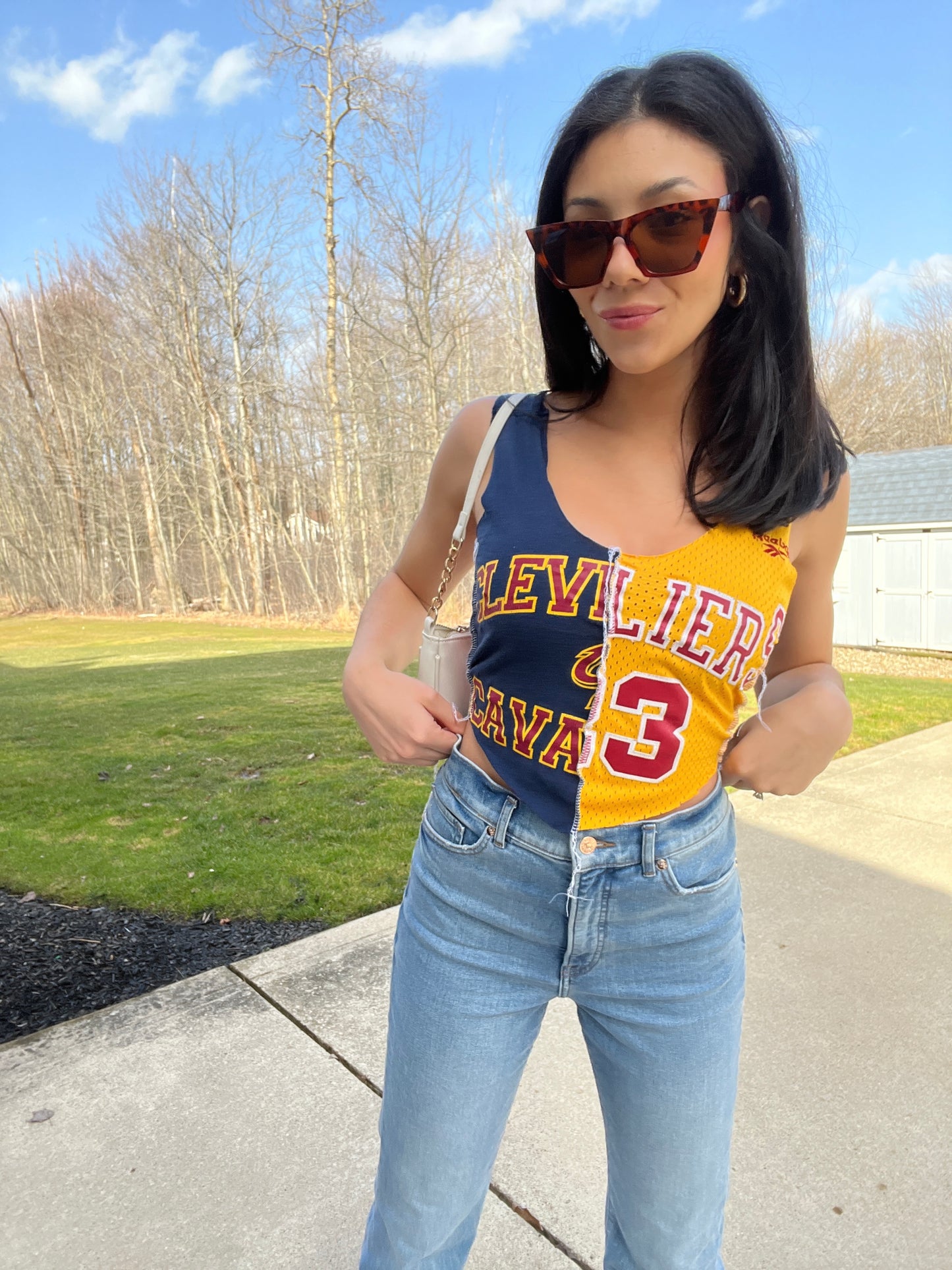 JERSEY X TEE LOWCUT SPLIT TANK
