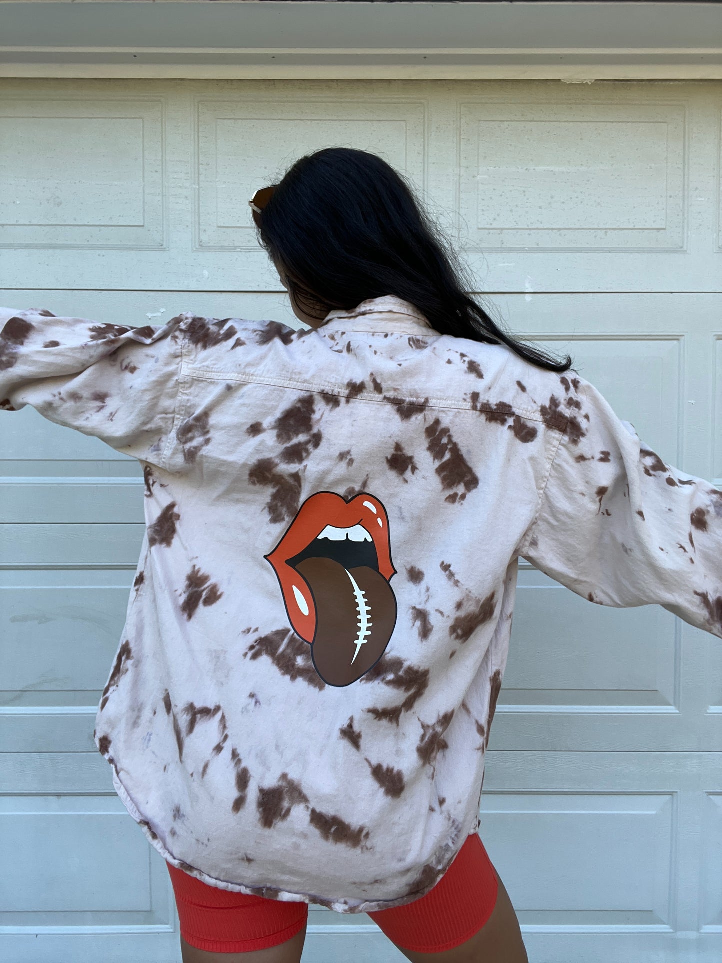 TIE DYE LIGHTWEIGHT SHACKET