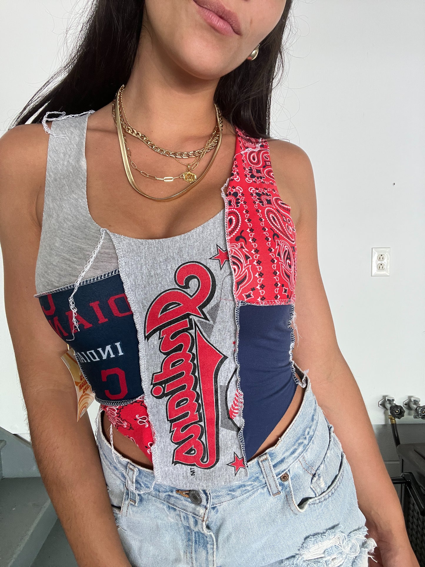 BANDANA NEW PATCHWORK TANK