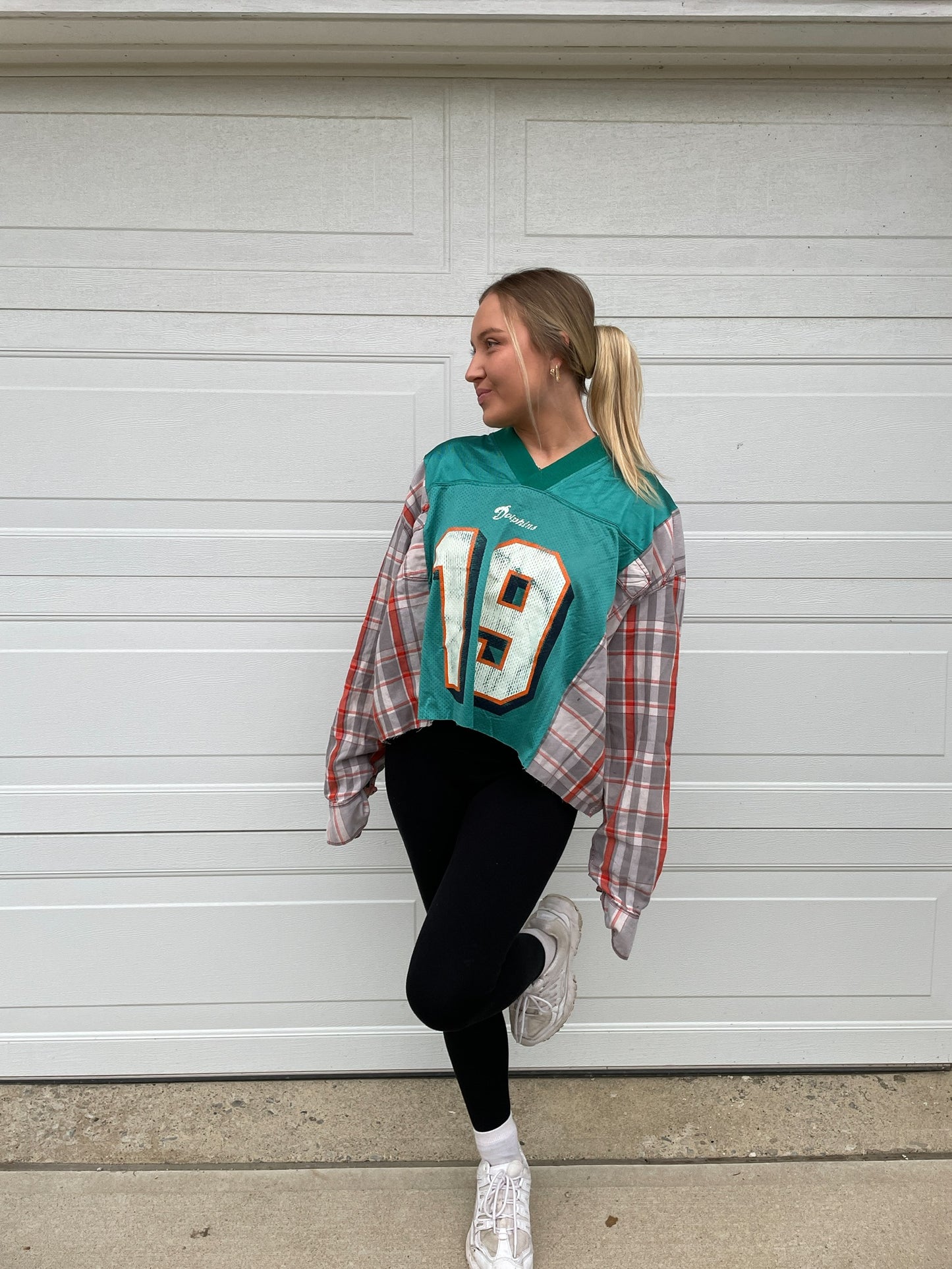 #19 GINN DOLPHINS JERSEY X FLANNEL