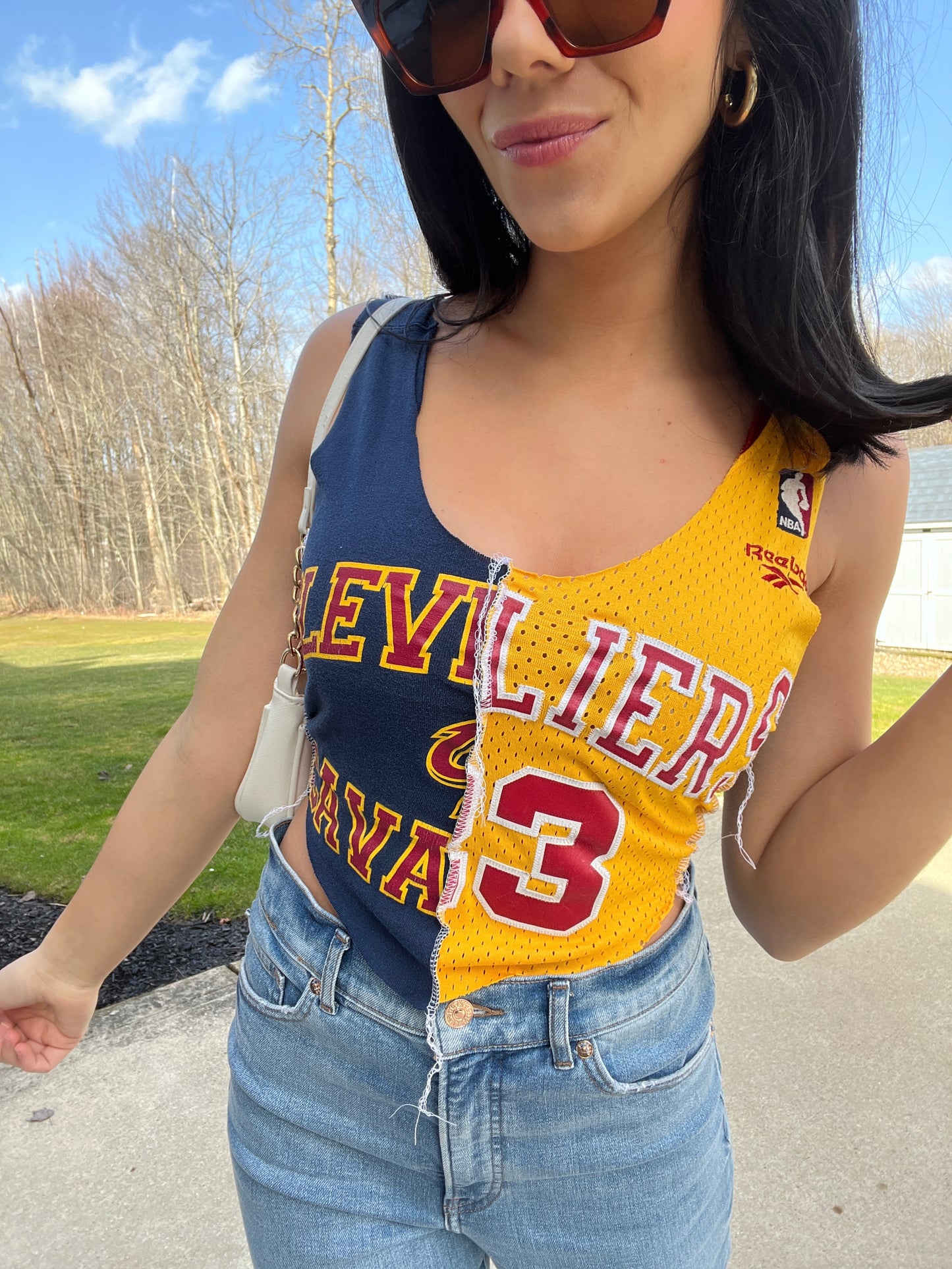 JERSEY X TEE LOWCUT SPLIT TANK
