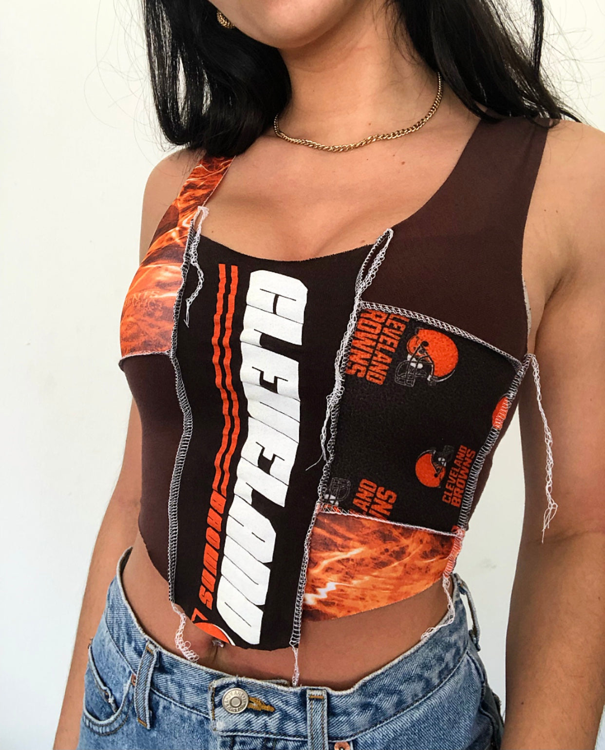 Cleveland Flames New Patchwork Tank