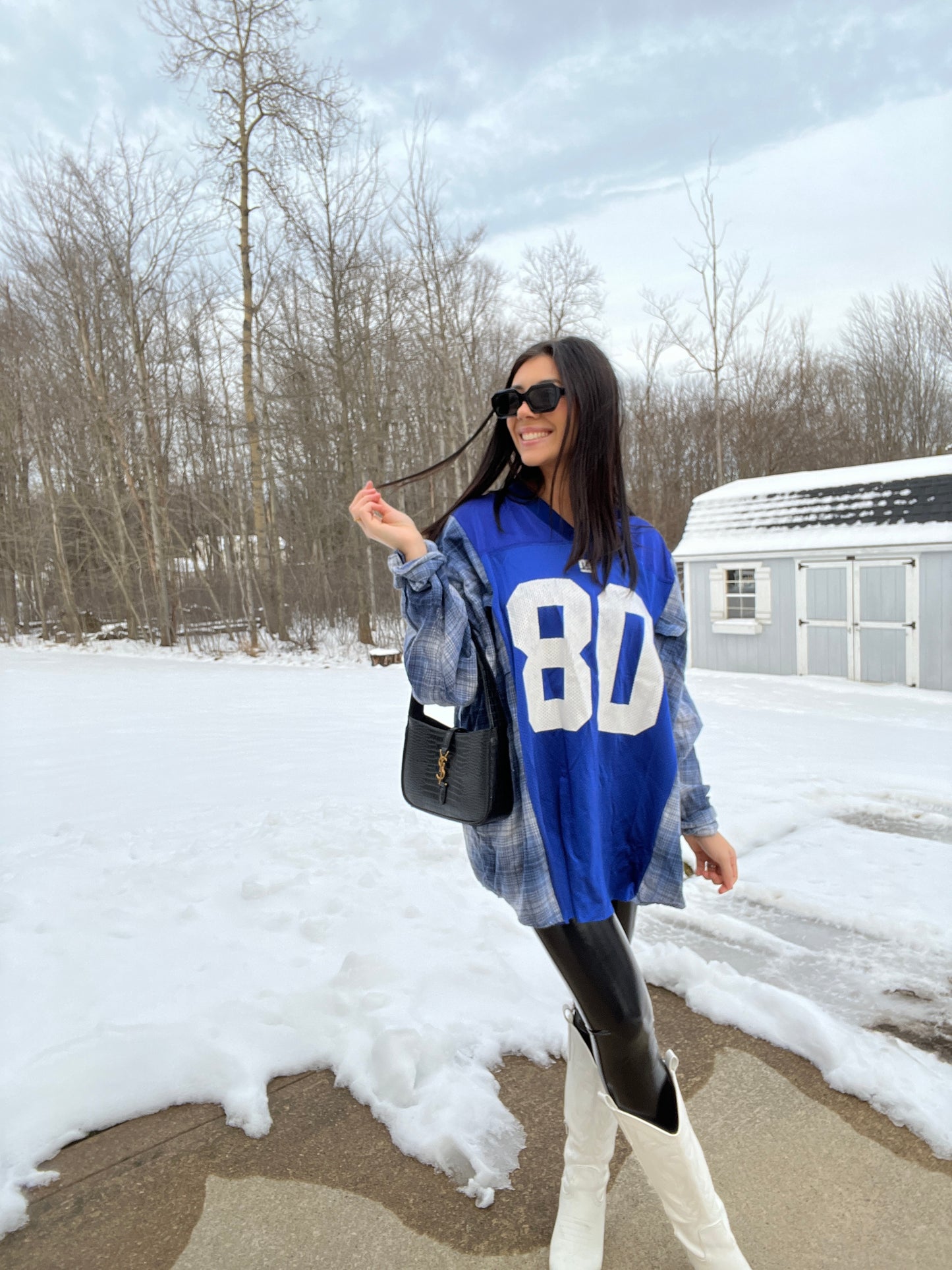 #80 SHOCKEY GIANTS JERSEY X FLANNEL