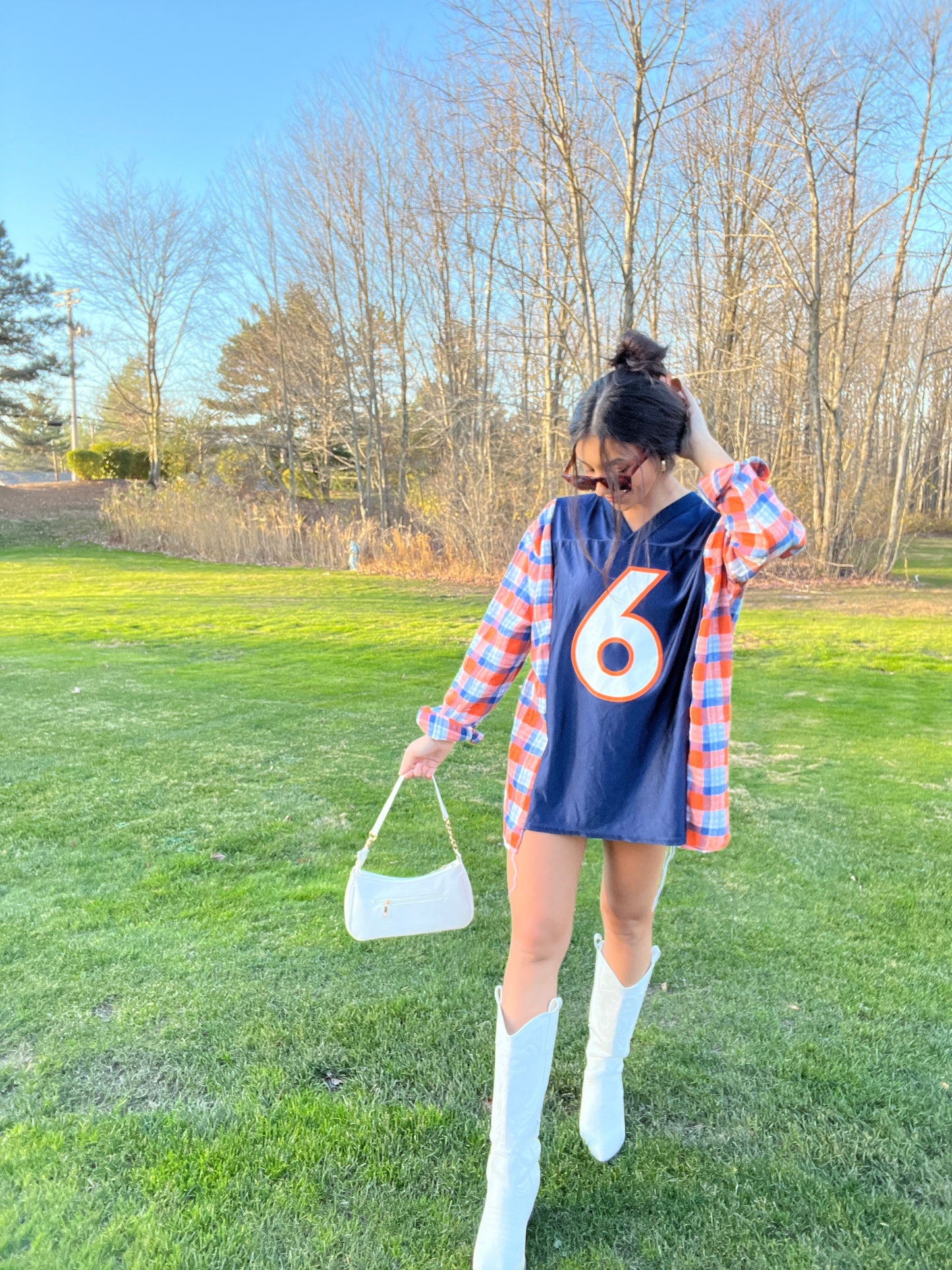 #6 CUTLER BRONCOS JERSEY X FLANNEL