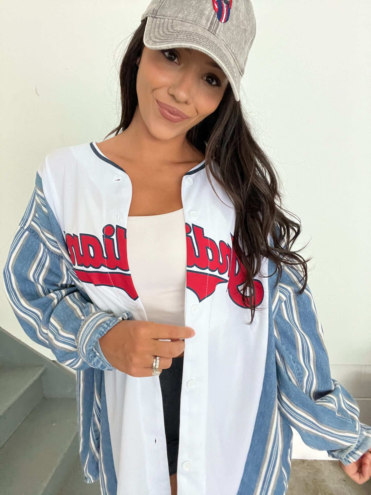 LINDOR JERSEY STRIPED DENIM SLEEVES