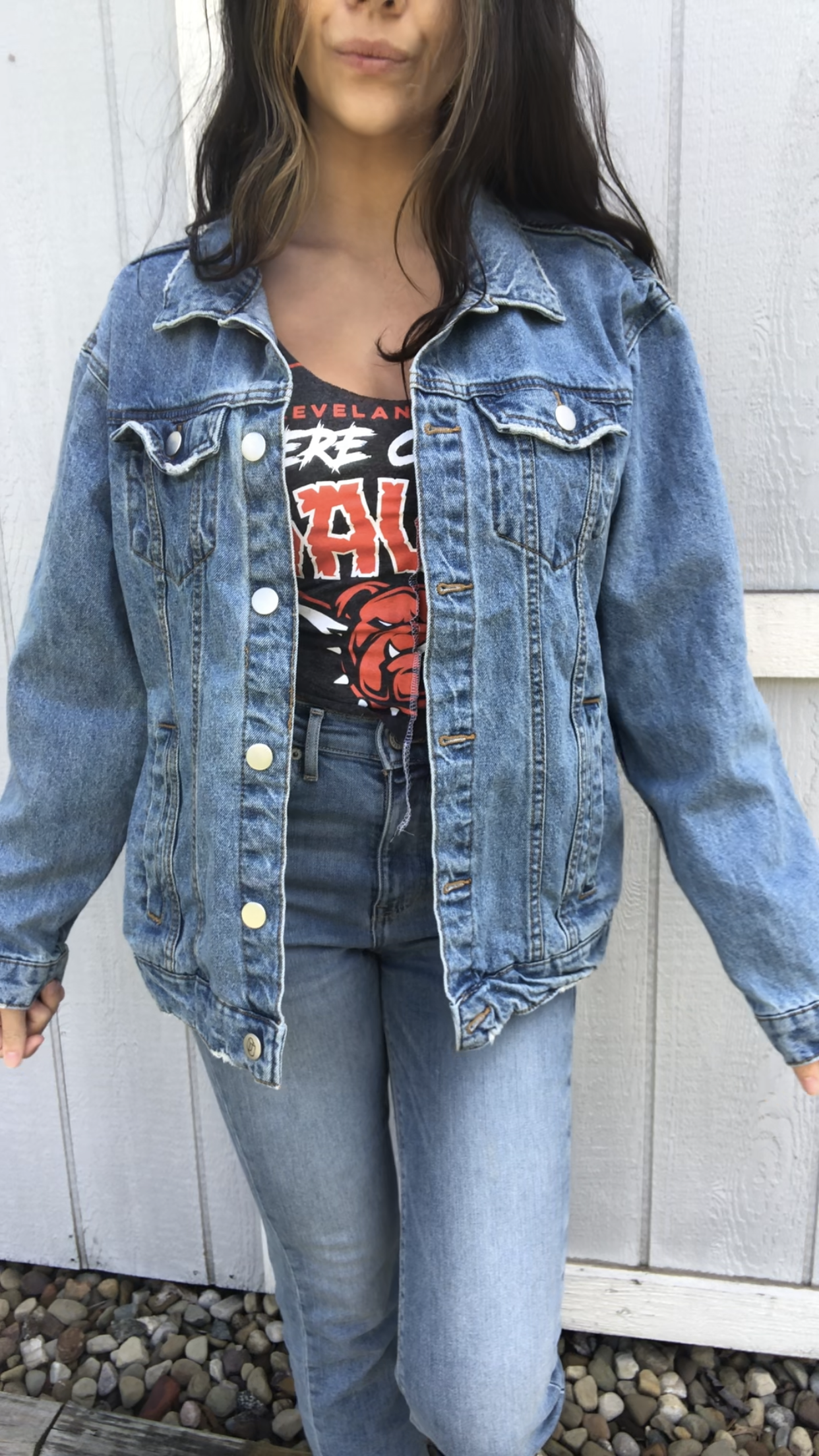 BEST FANS IN THE LAND DENIM JACKET