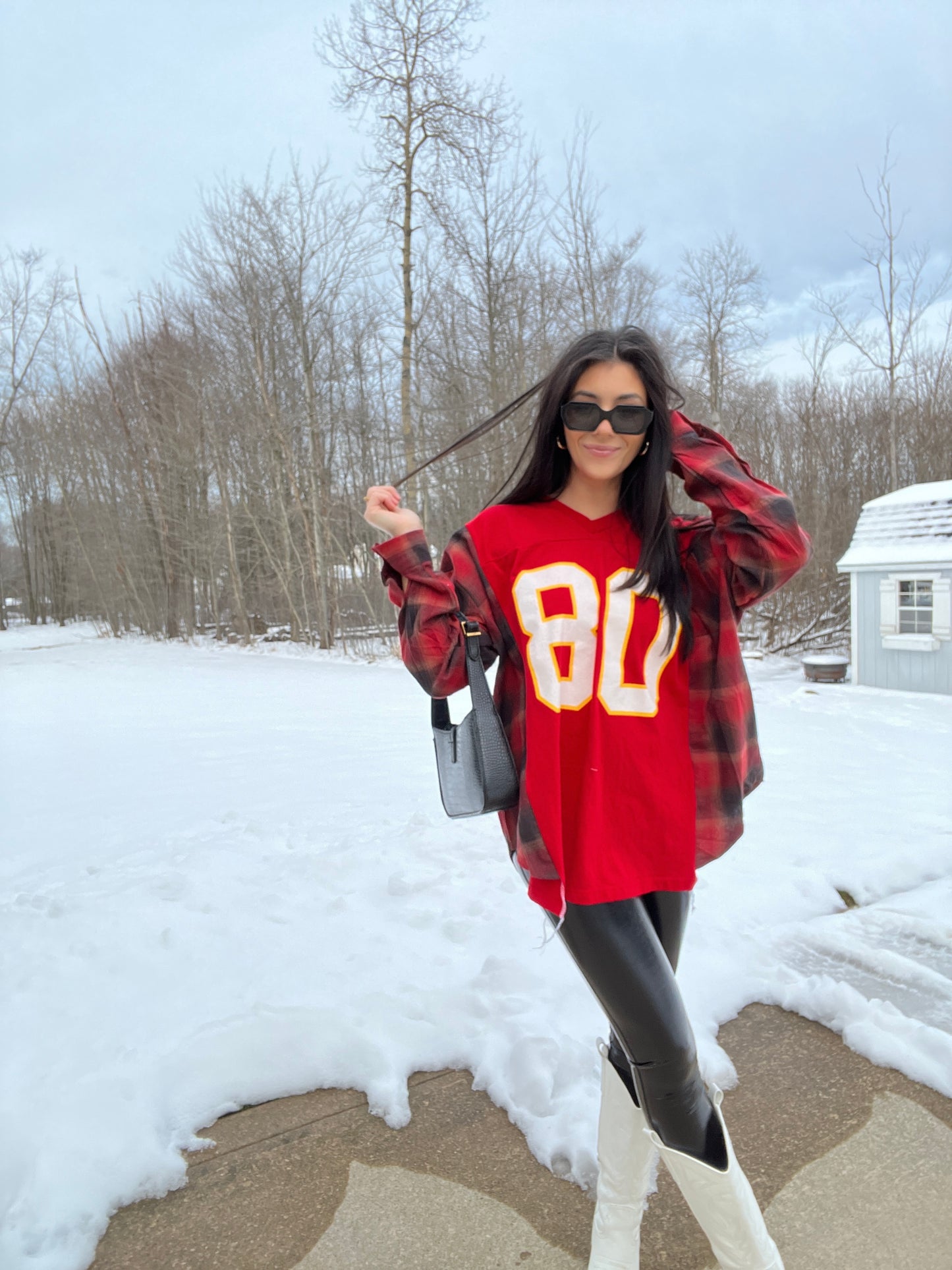 #80 DAWSON VINTAGE CHIEFS JERSEY X FLANNEL