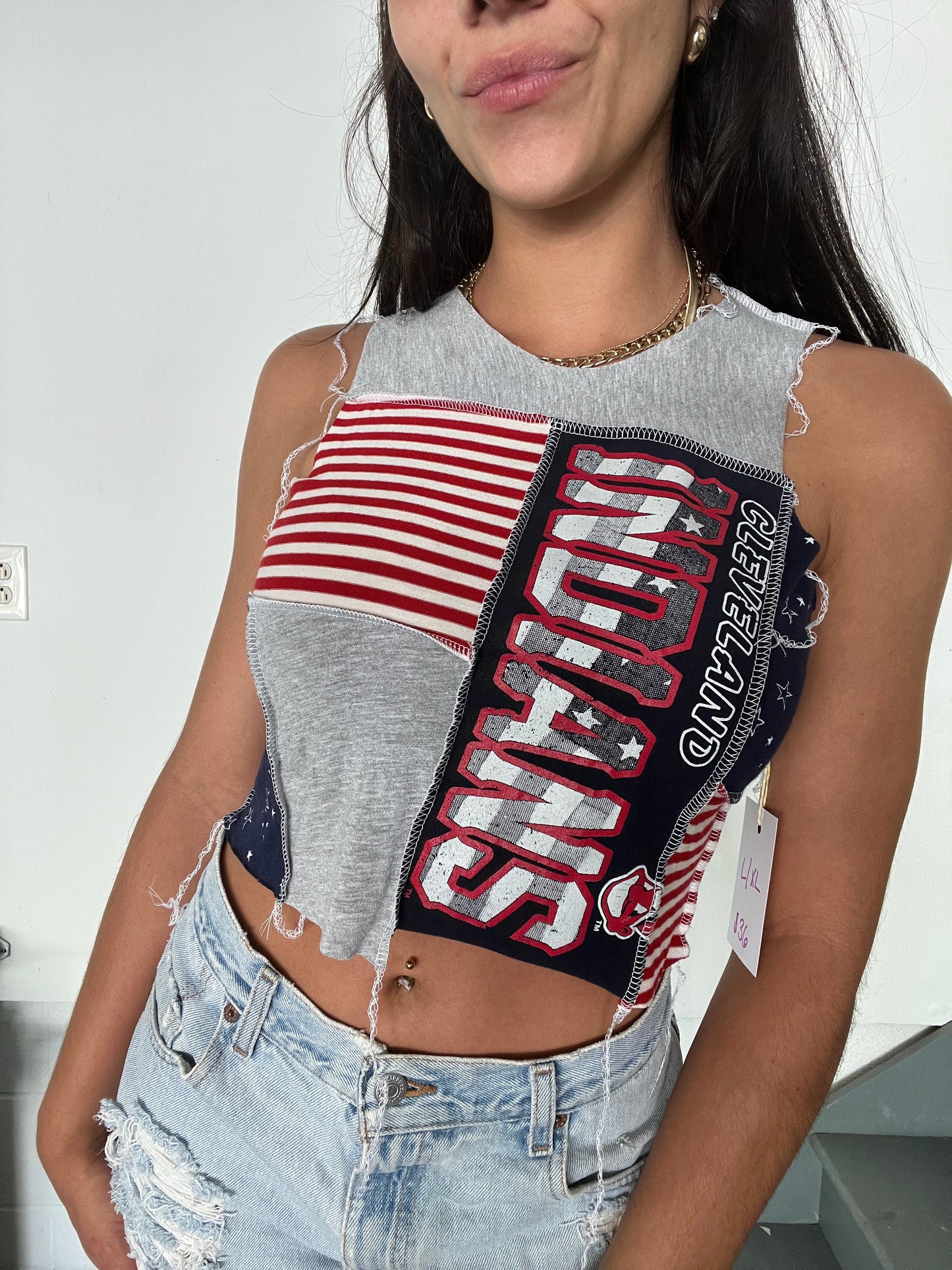 AMERICAN FLAG CLASSIC PATCHWORK TANK