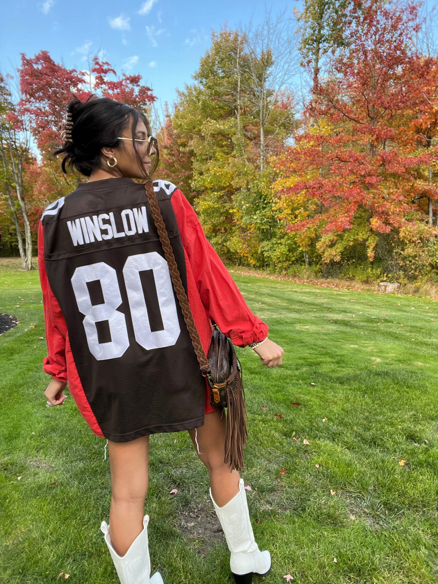 #80 BROWNS JERSEY X FLANNEL