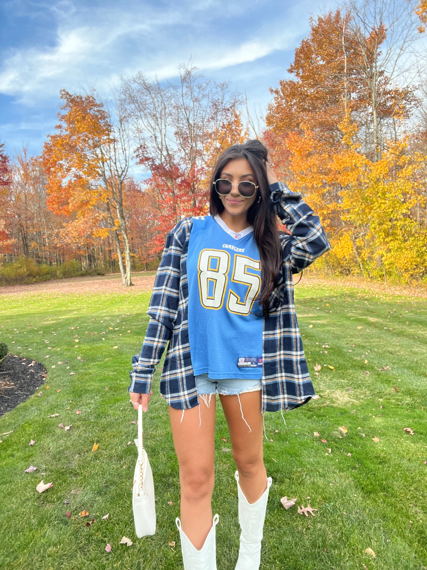 #85 GATES CHARGERS JERSEY X FLANNEL