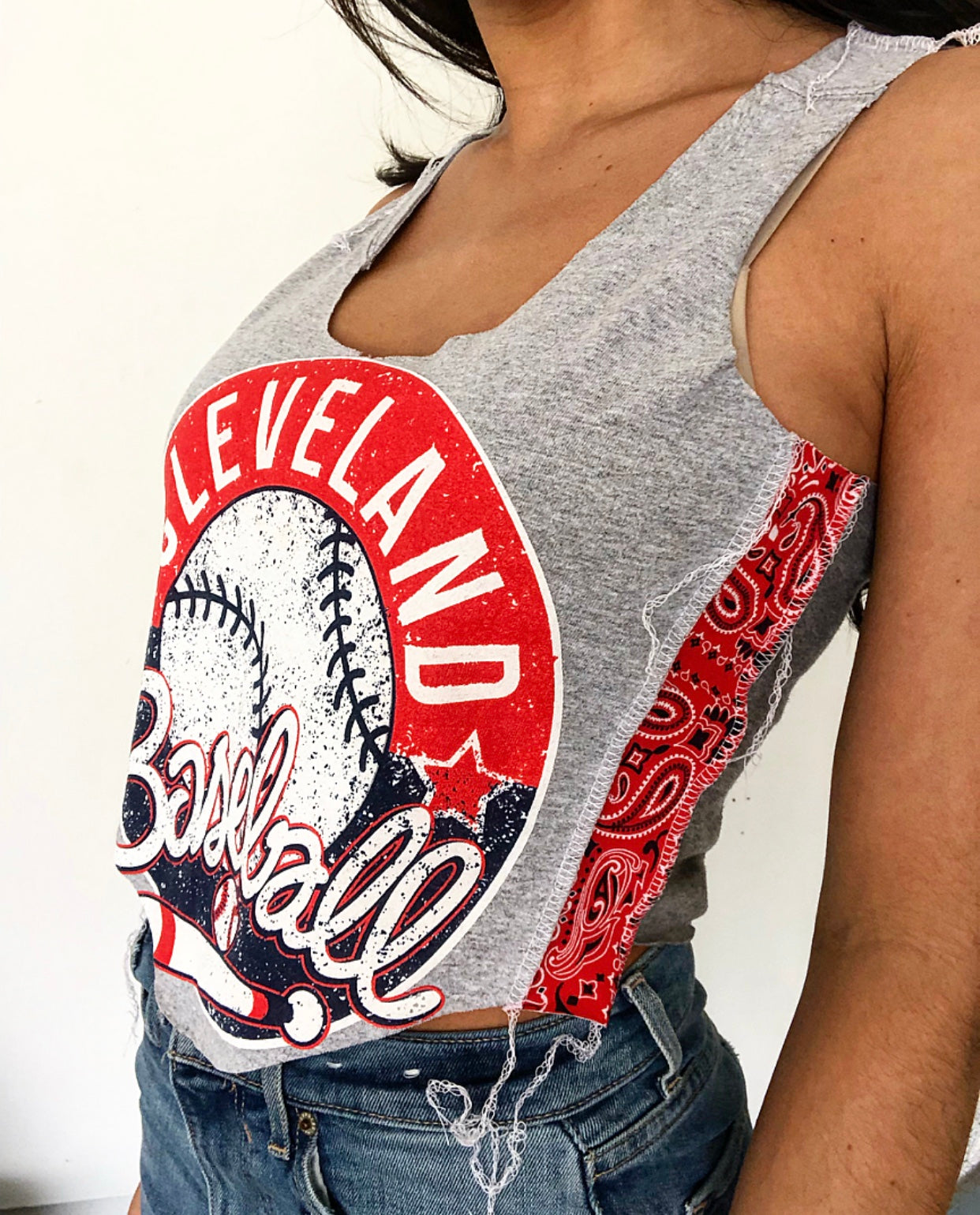 Cleveland Baseball Bandana Tank